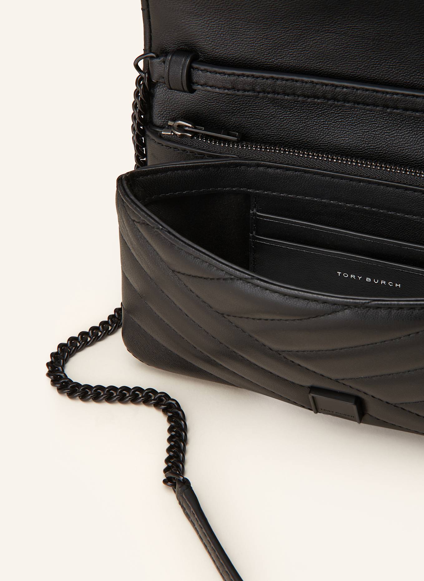 TORY BURCH Torba na ramię KIRA, Kolor: CZARNY (Obrazek 3)