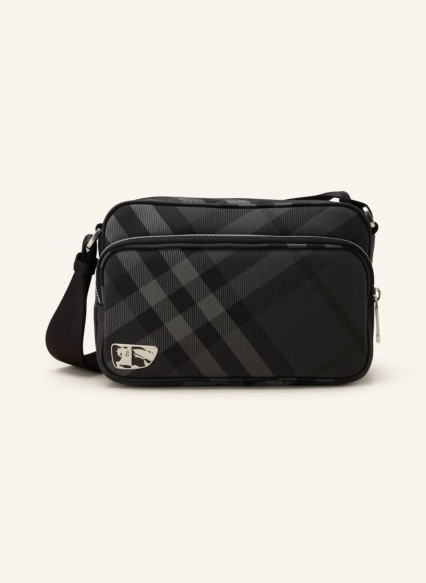 Black burberry crossbody bag top