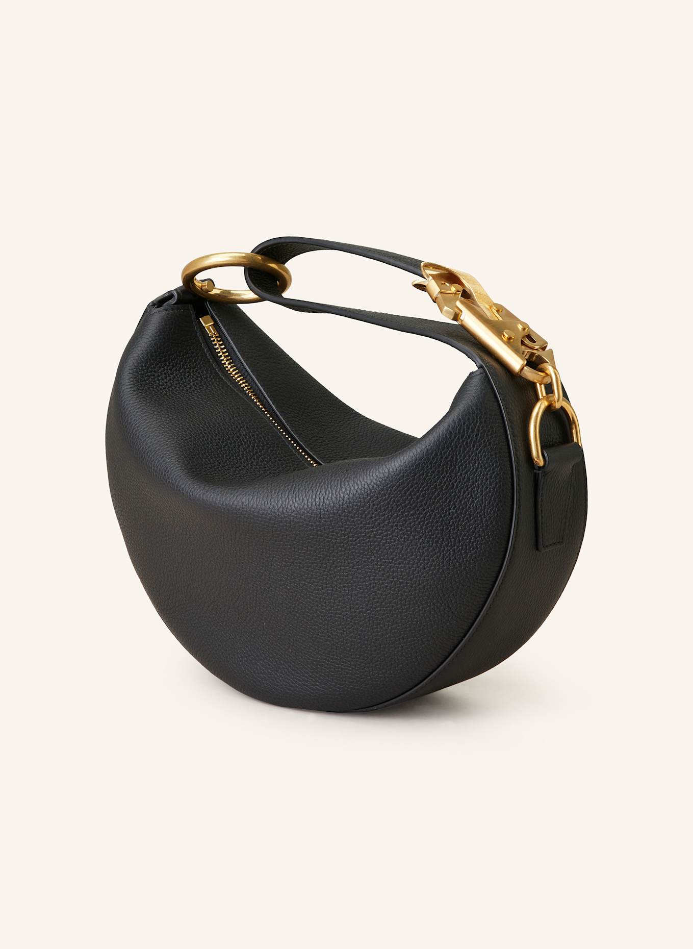 BURBERRY Schultertasche KNIGHT ARC: SCHWARZ