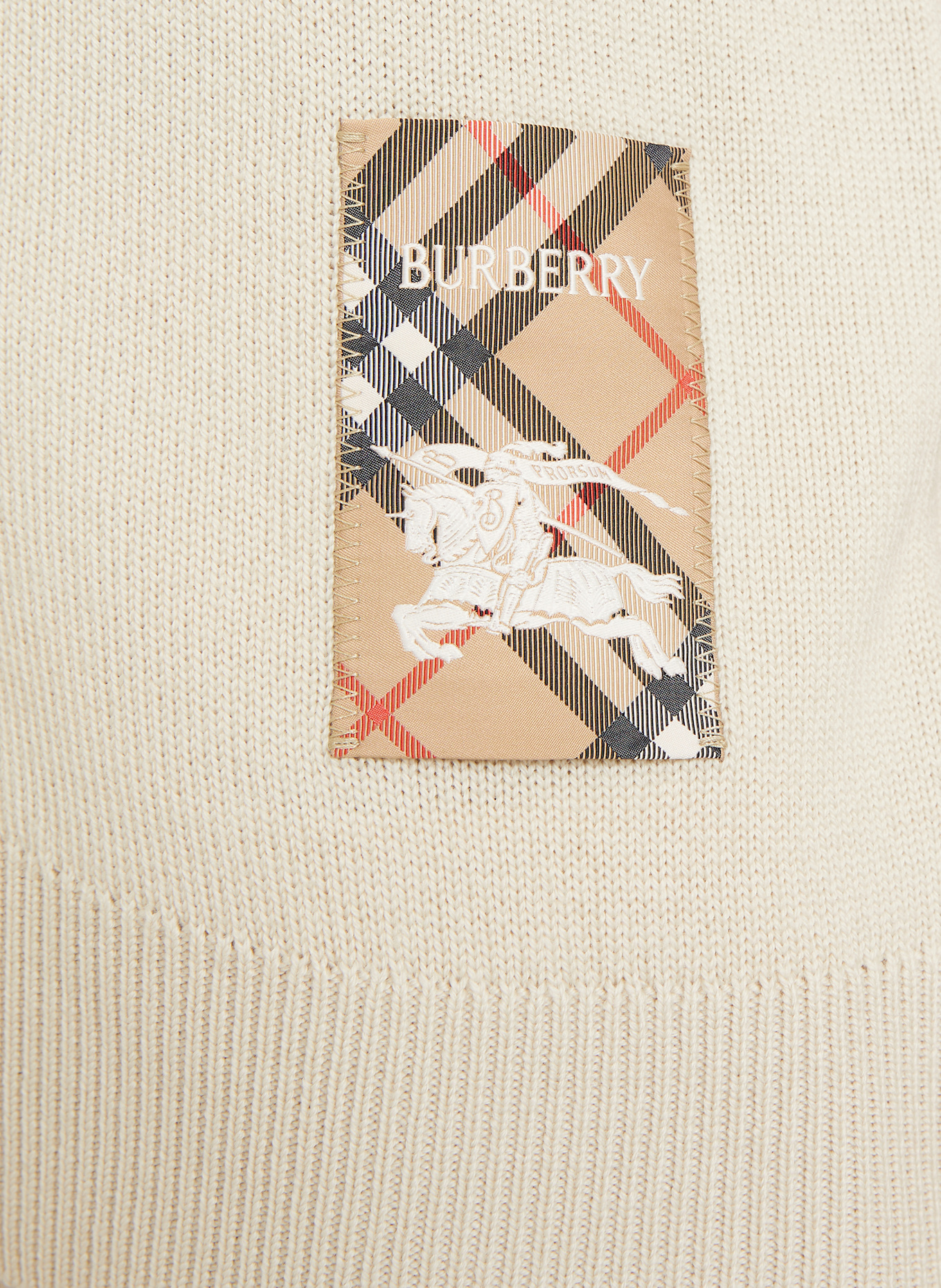 BURBERRY Kardigan: KREMOWY