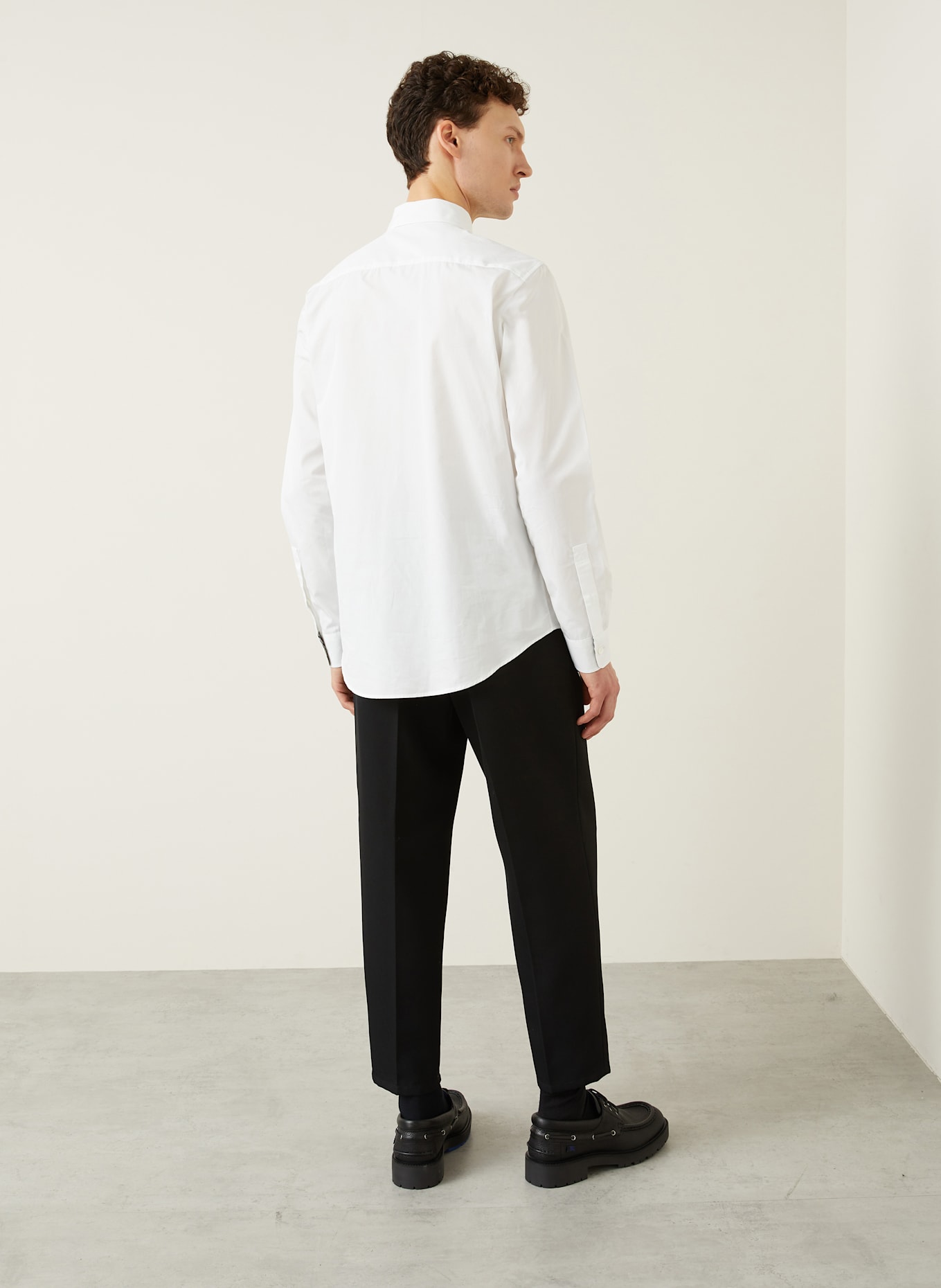BURBERRY Koszula slim fit: BIAŁY
