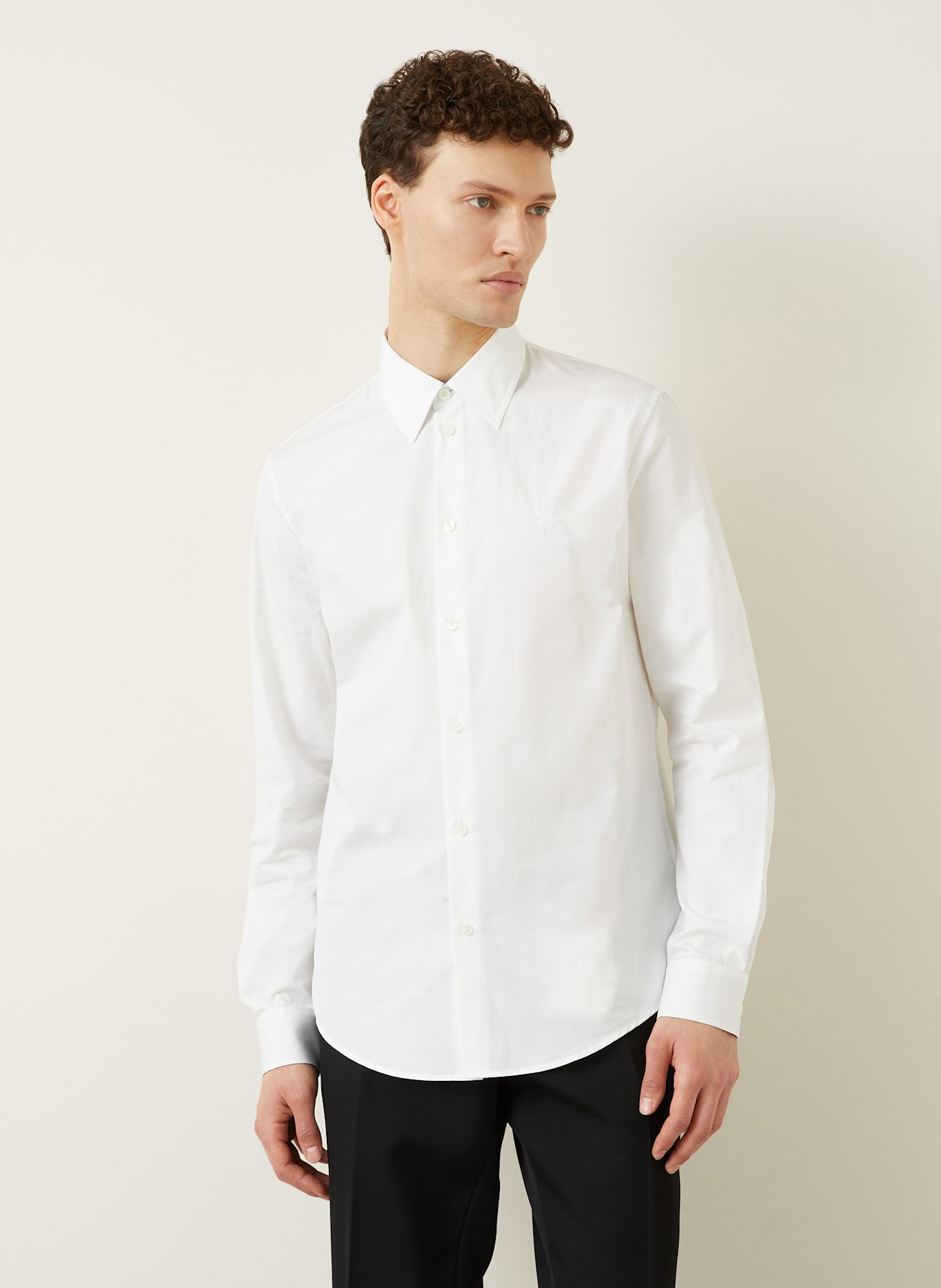 BURBERRY Koszula slim fit: BIAŁY