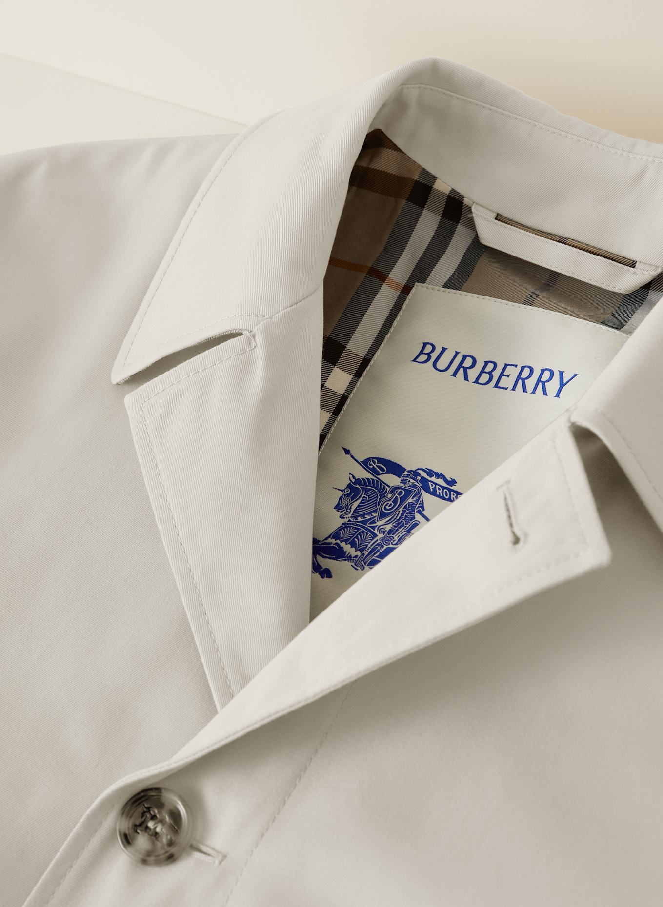 BURBERRY Mantel: HELLBRAUN