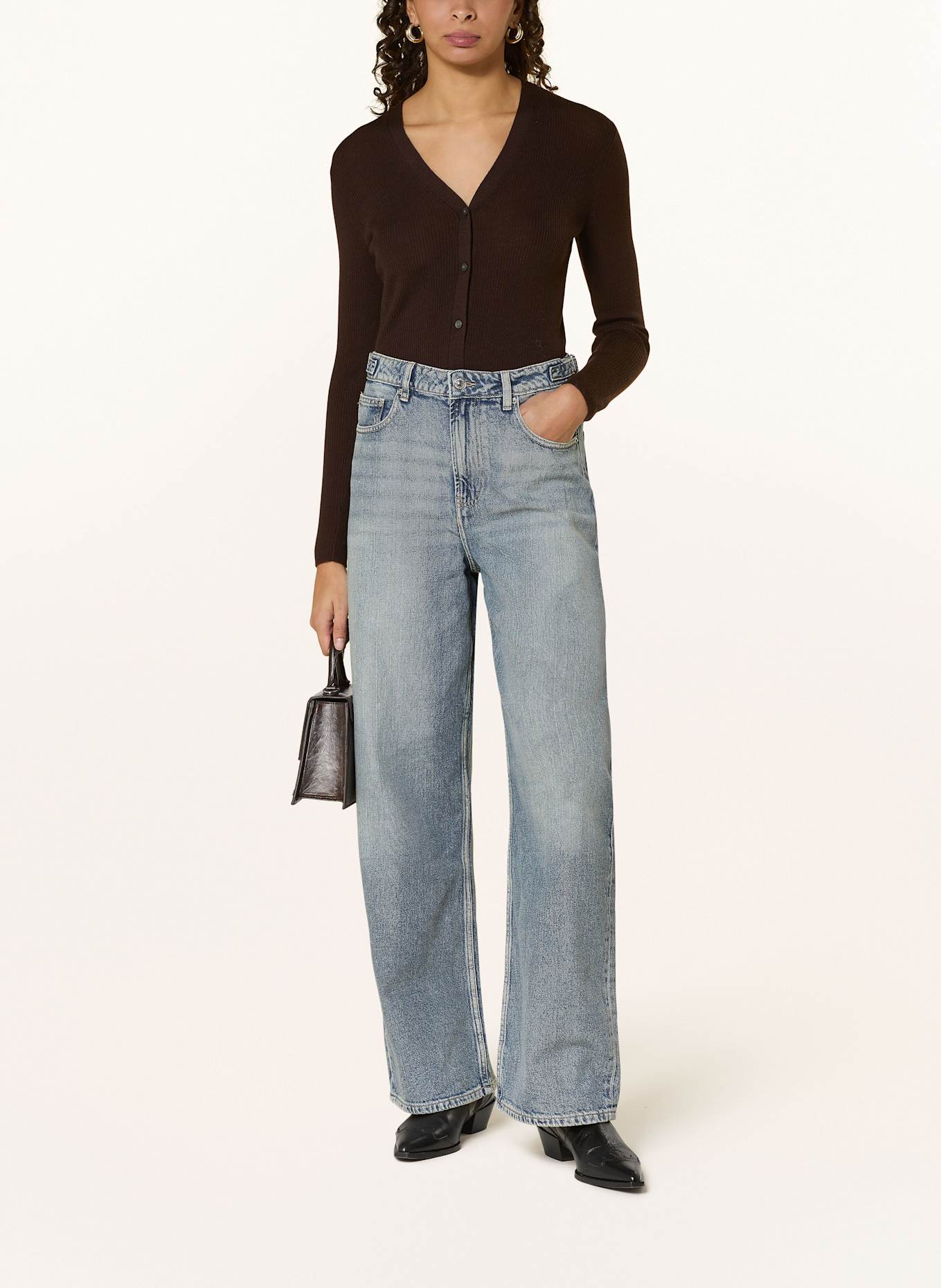 gina tricot Straight jeans: 5326 Dusty blue