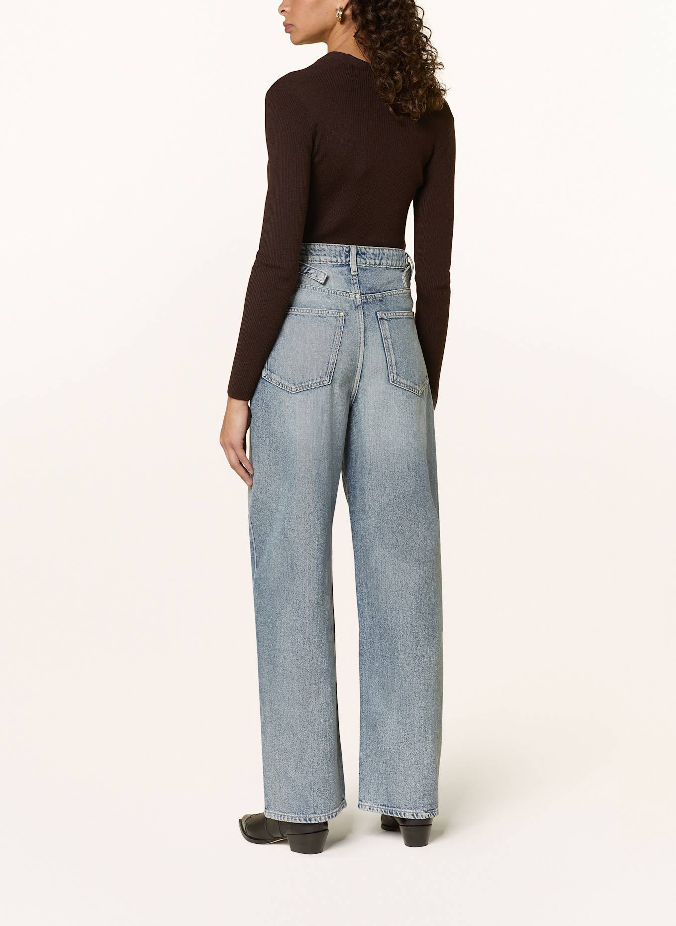 gina tricot Straight jeans: 5326 Dusty blue