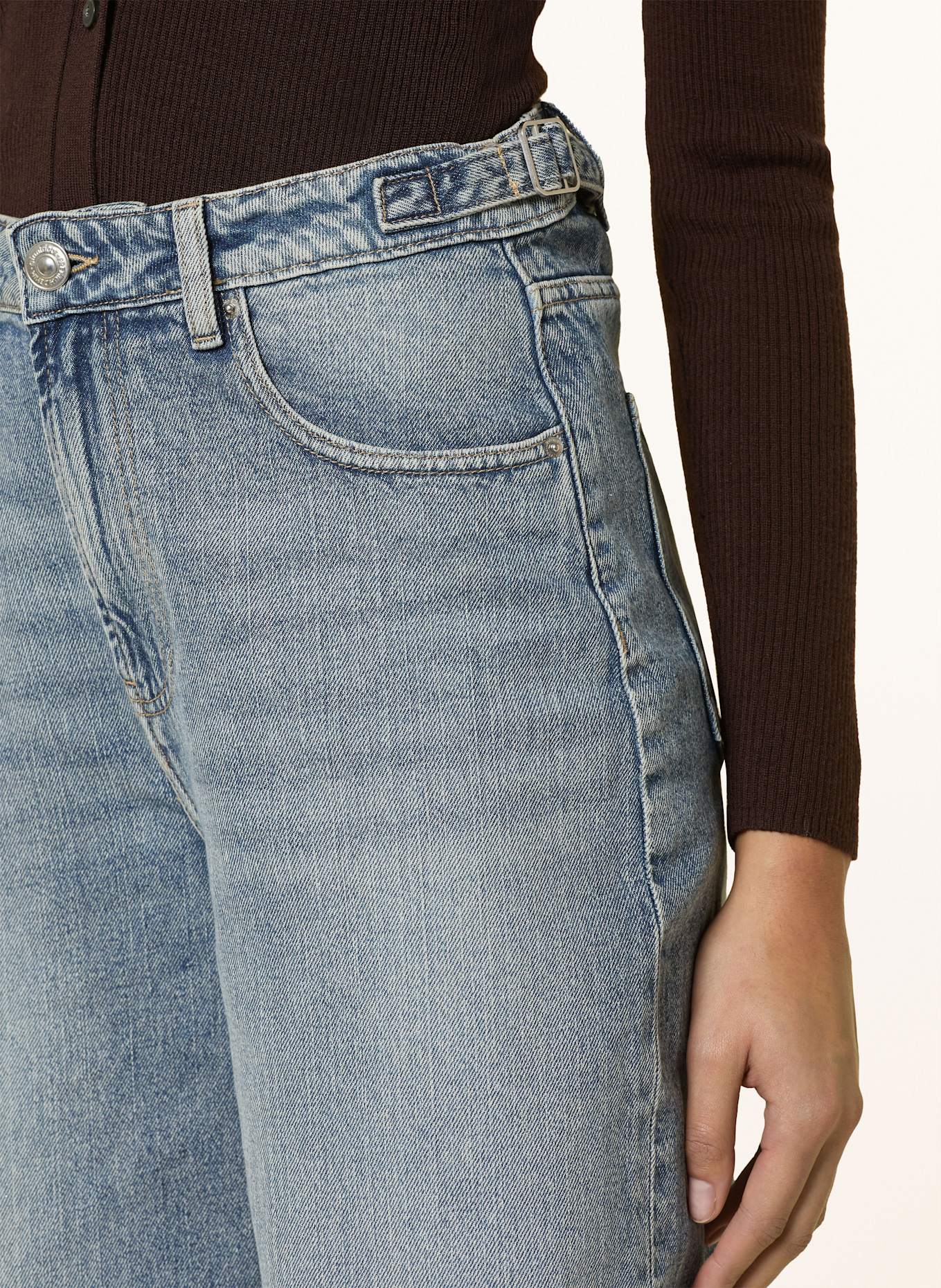 gina tricot Straight jeans: 5326 Dusty blue