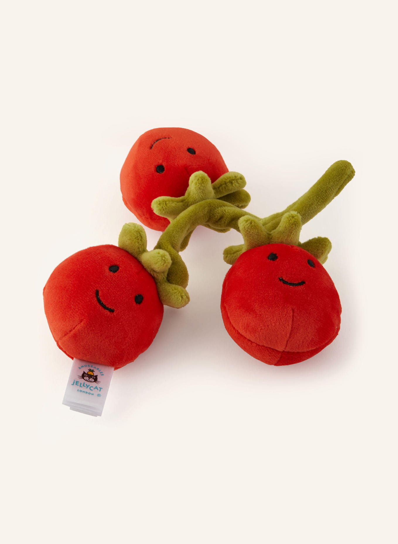 Jellycat Pluszowa zabawka VIVACIOUS VEGETABLE TOMATO: POMARAŃCZOWY / JASNOZIELONY
