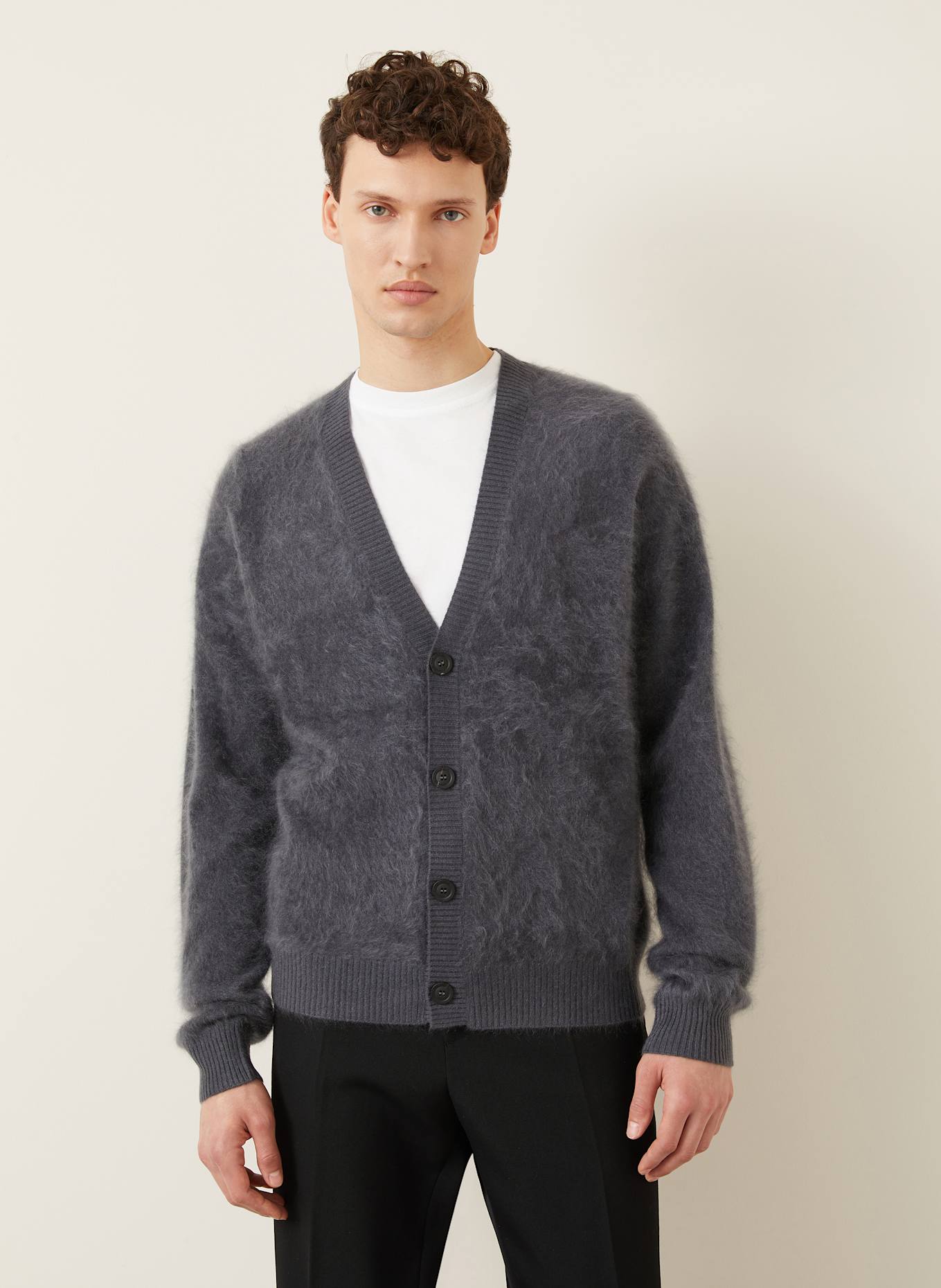 IRIS von ARNIM Strickjacke aus Cashmere: GRAU