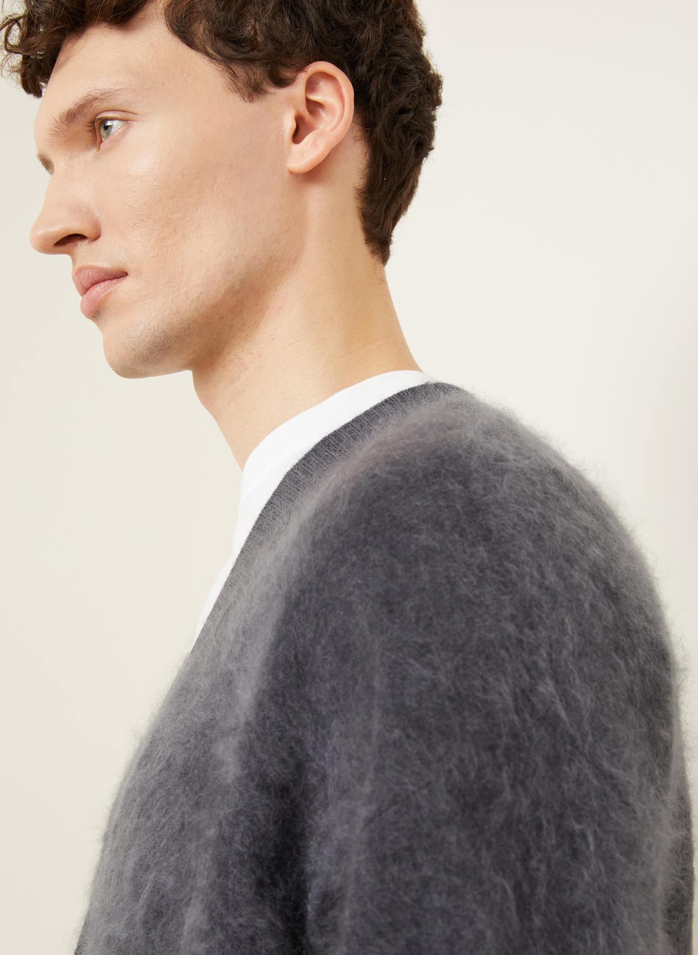 IRIS von ARNIM Strickjacke aus Cashmere: GRAU