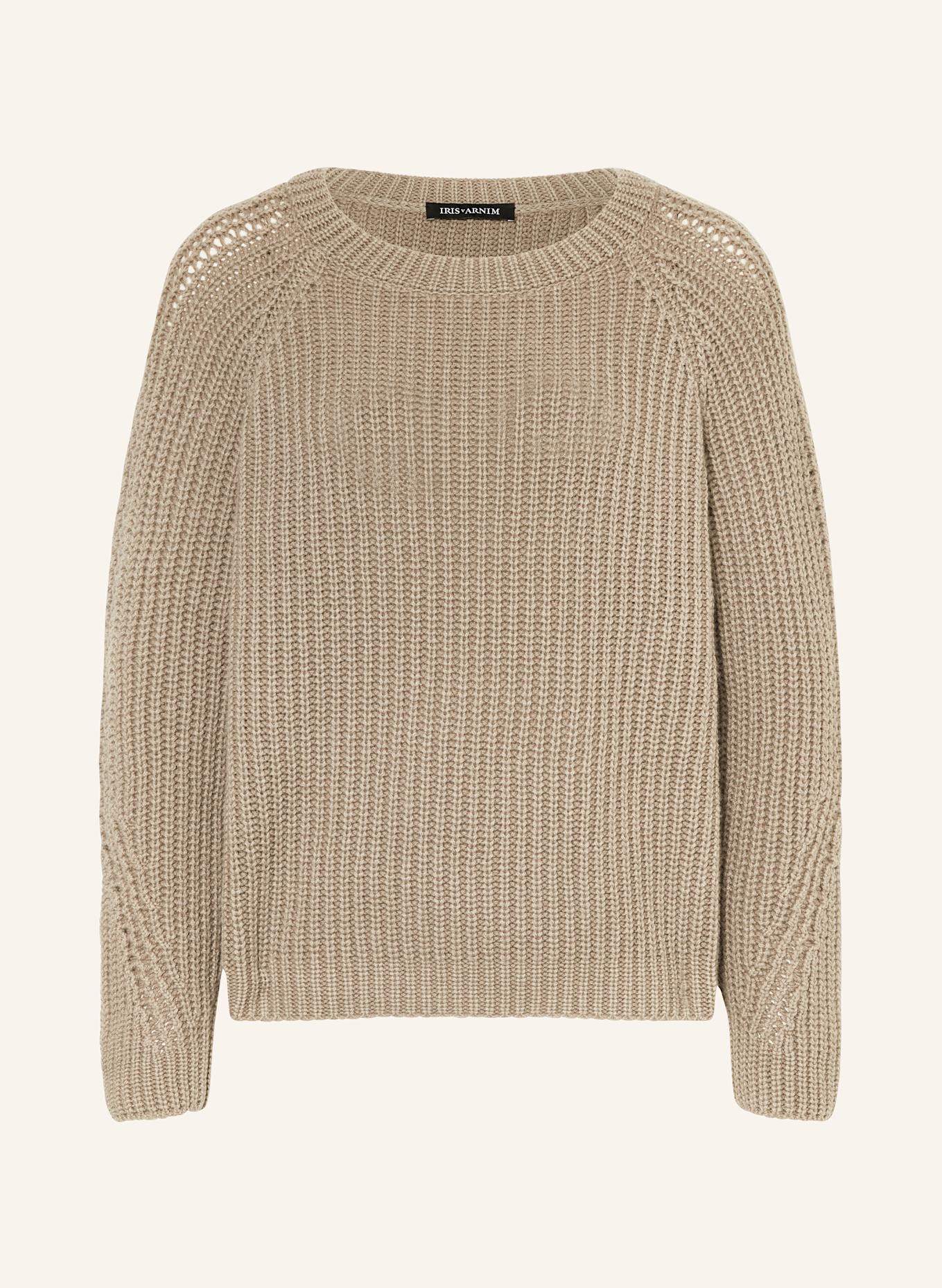IRIS von ARNIM Cashmere-Pullover GOMA: HELLBRAUN