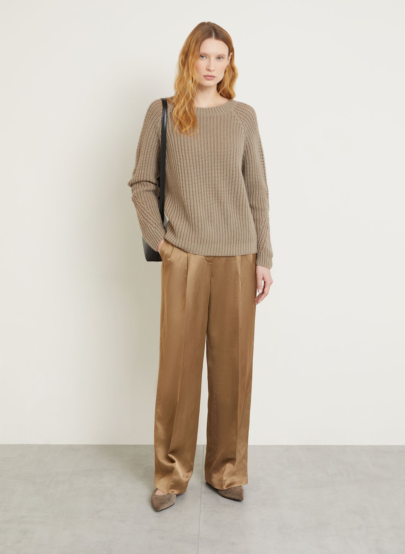 IRIS von ARNIM Cashmere-Pullover GOMA: HELLBRAUN