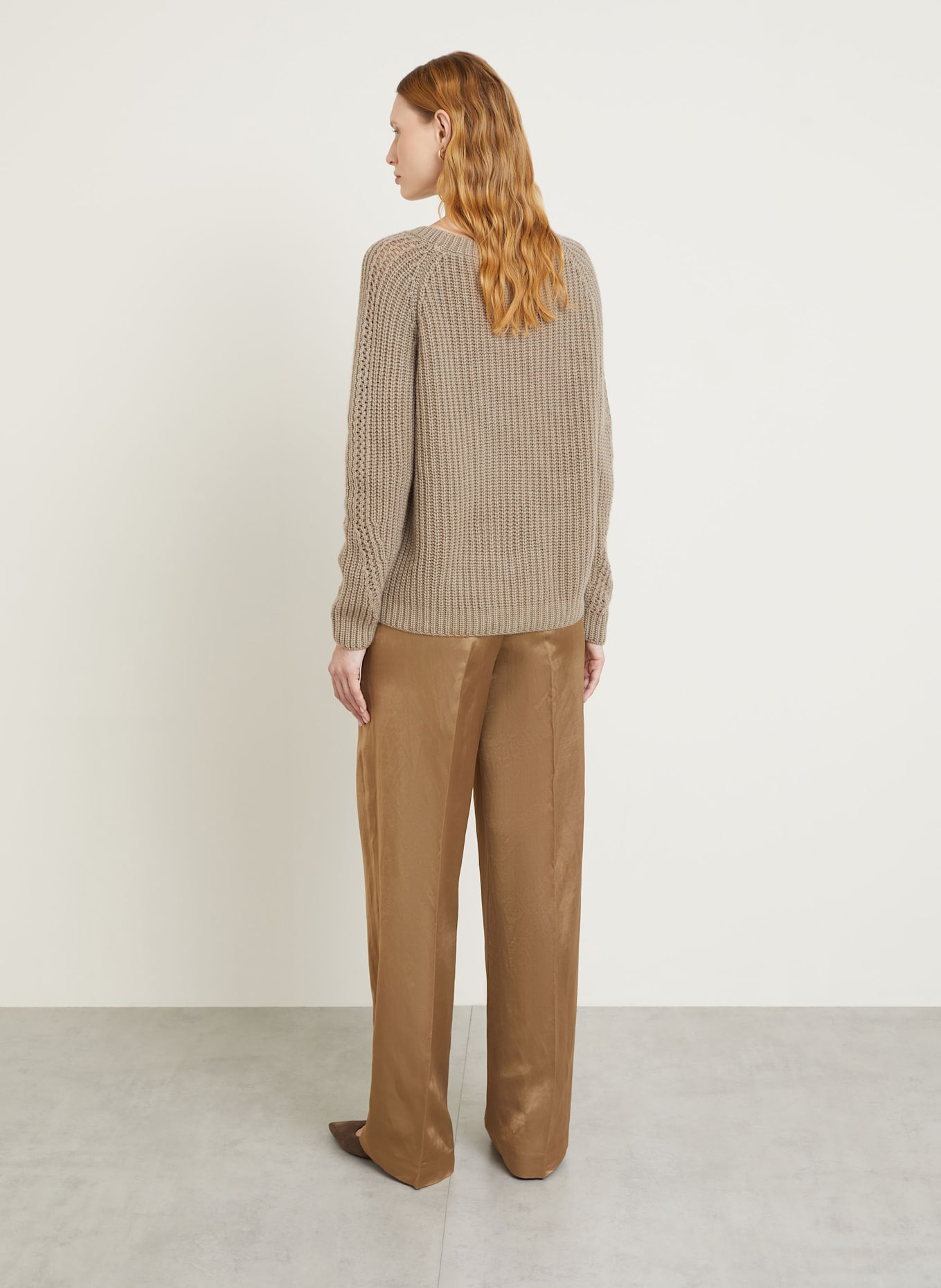 IRIS von ARNIM Cashmere-Pullover GOMA: HELLBRAUN