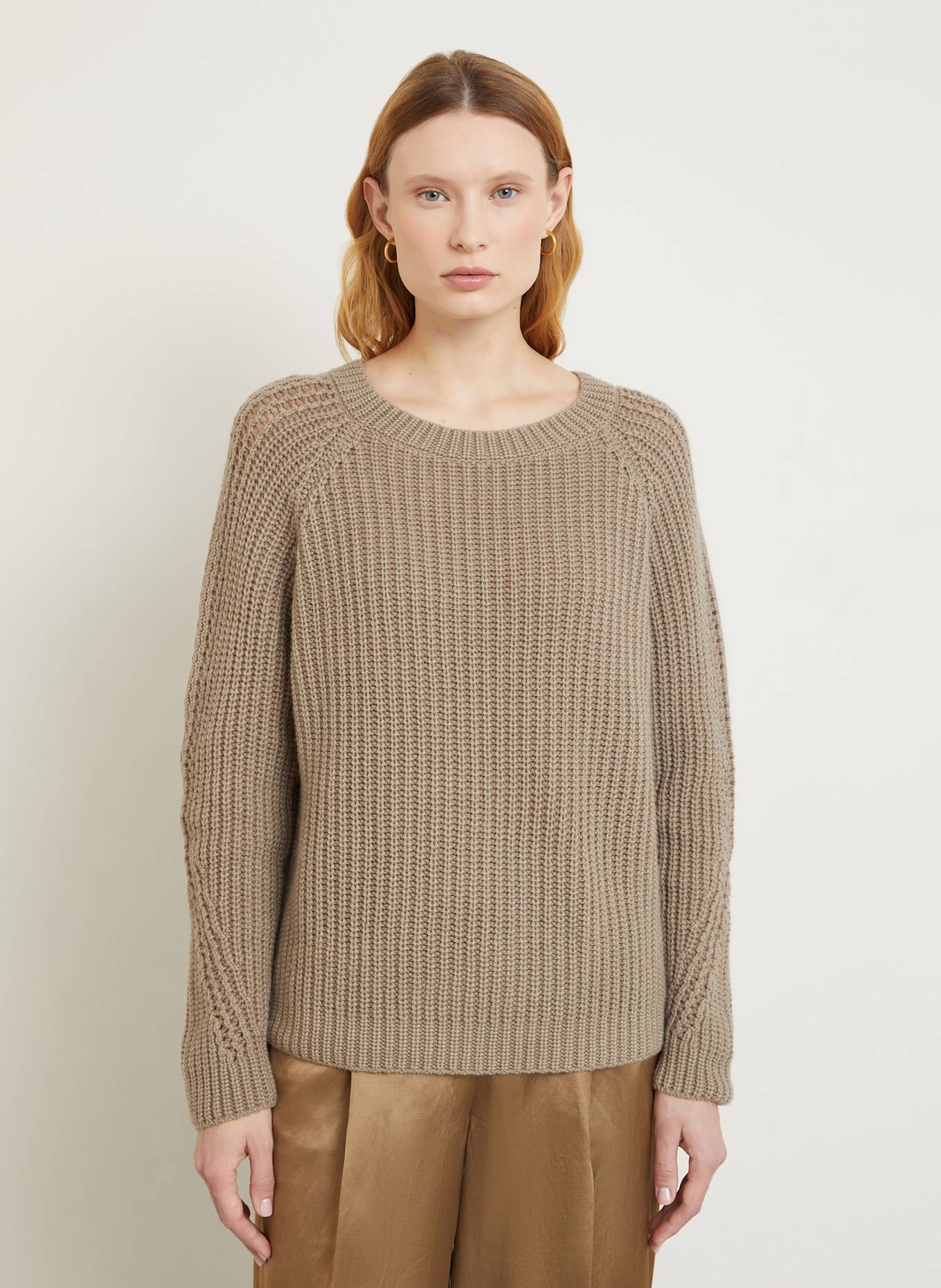 IRIS von ARNIM Cashmere-Pullover GOMA: HELLBRAUN