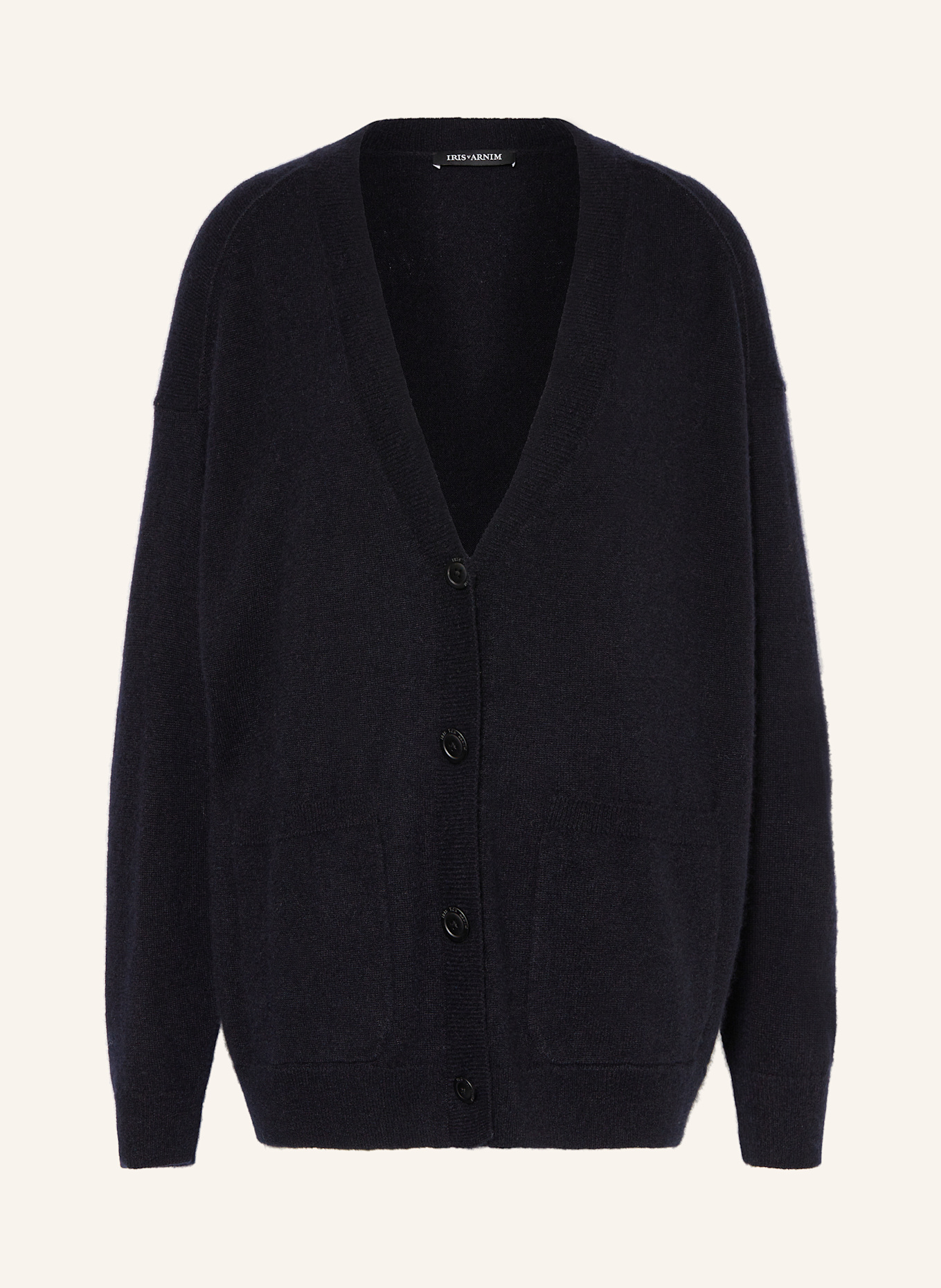 IRIS von ARNIM Strickjacke PADEN aus Cashmere: DUNKELBLAU