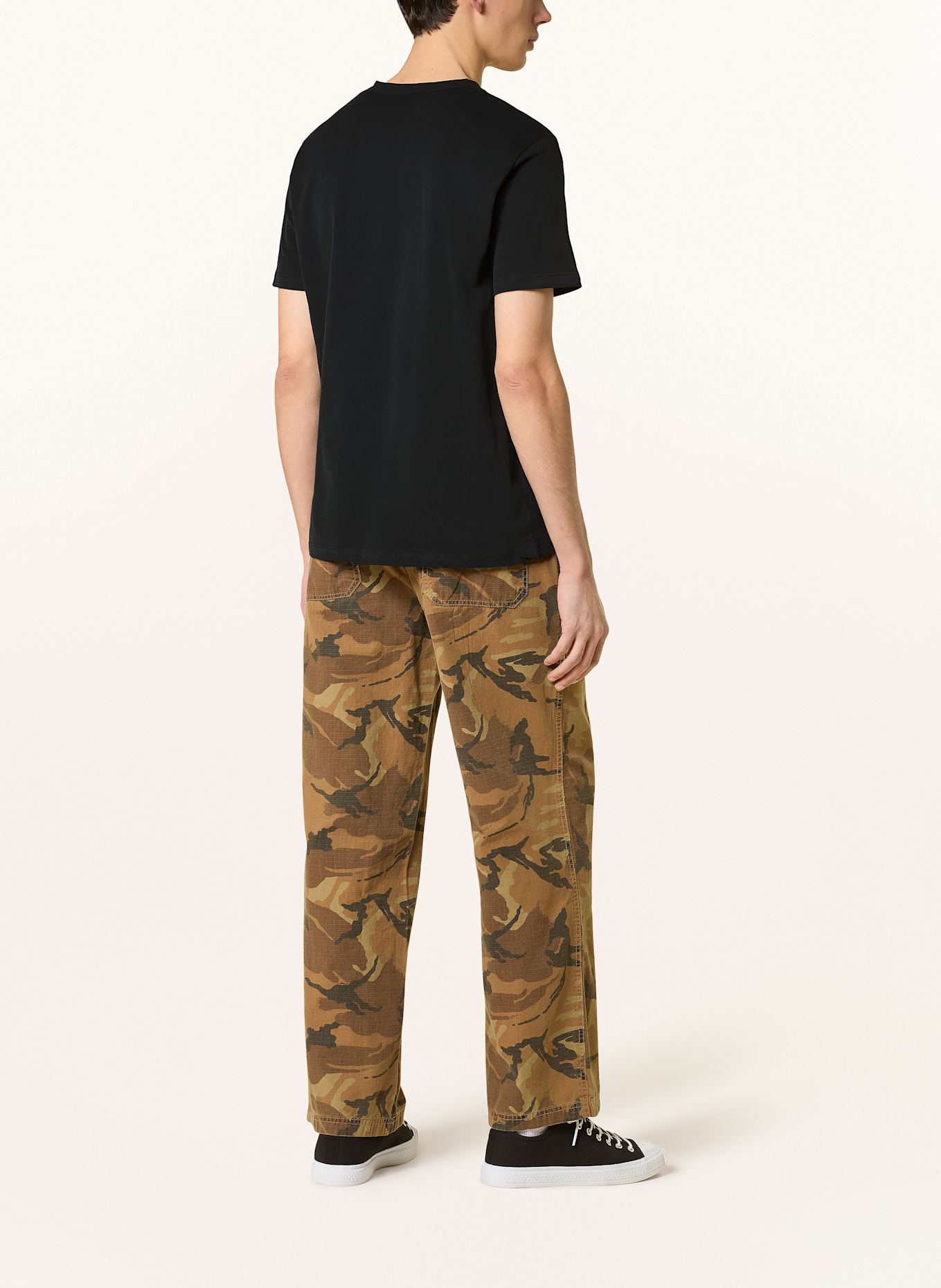 ALLSAINTS T-shirt BRACE: CZARNY