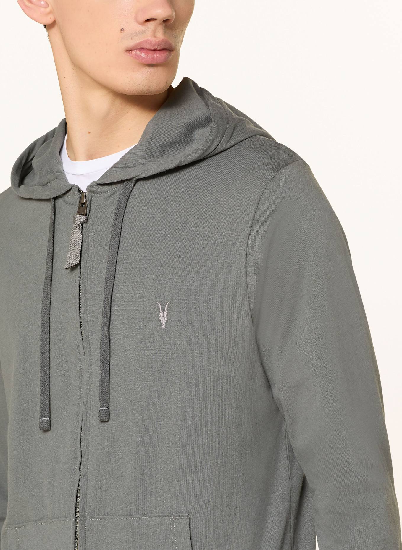 ALLSAINTS Bluza rozpinana BRACE, Kolor: SZARY (Obrazek 5)