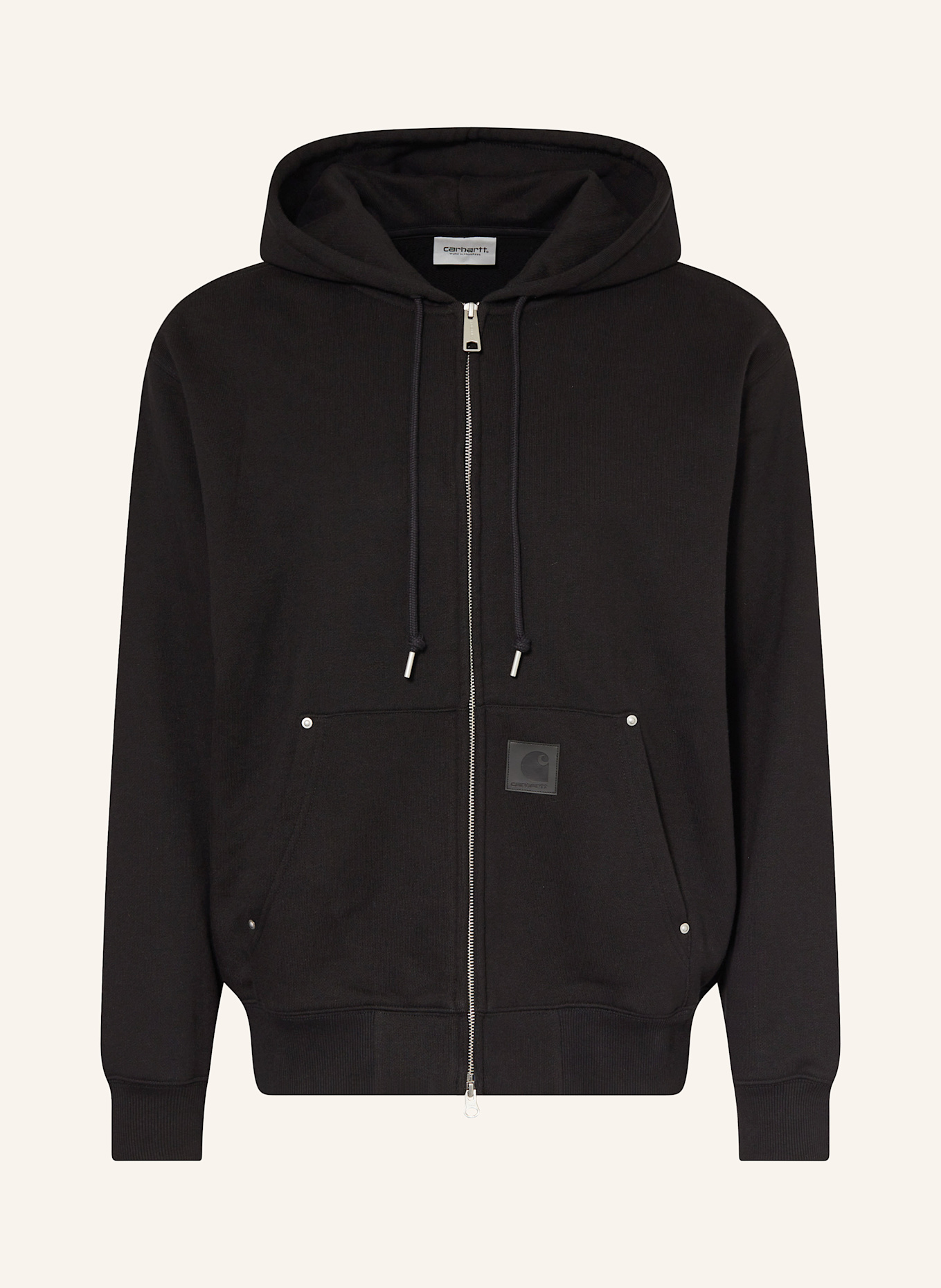 carhartt WIP ELDON sweat jacket: BLACK