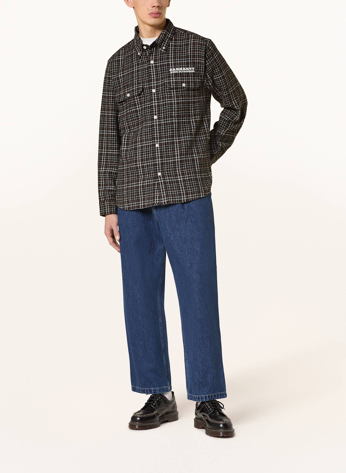 carhartt WIP Džíny JACE Loose Tapered Fit: 0106 Blue, stone washed