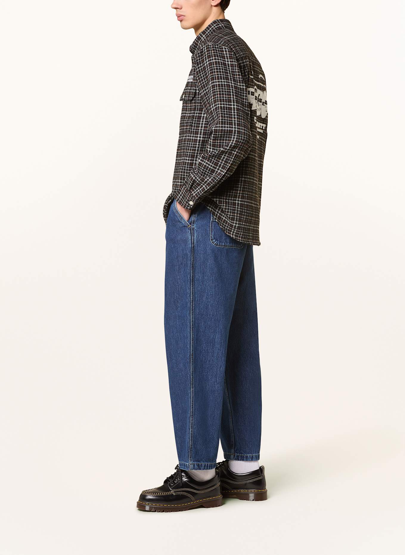 carhartt WIP Džíny JACE Loose Tapered Fit: 0106 Blue, stone washed