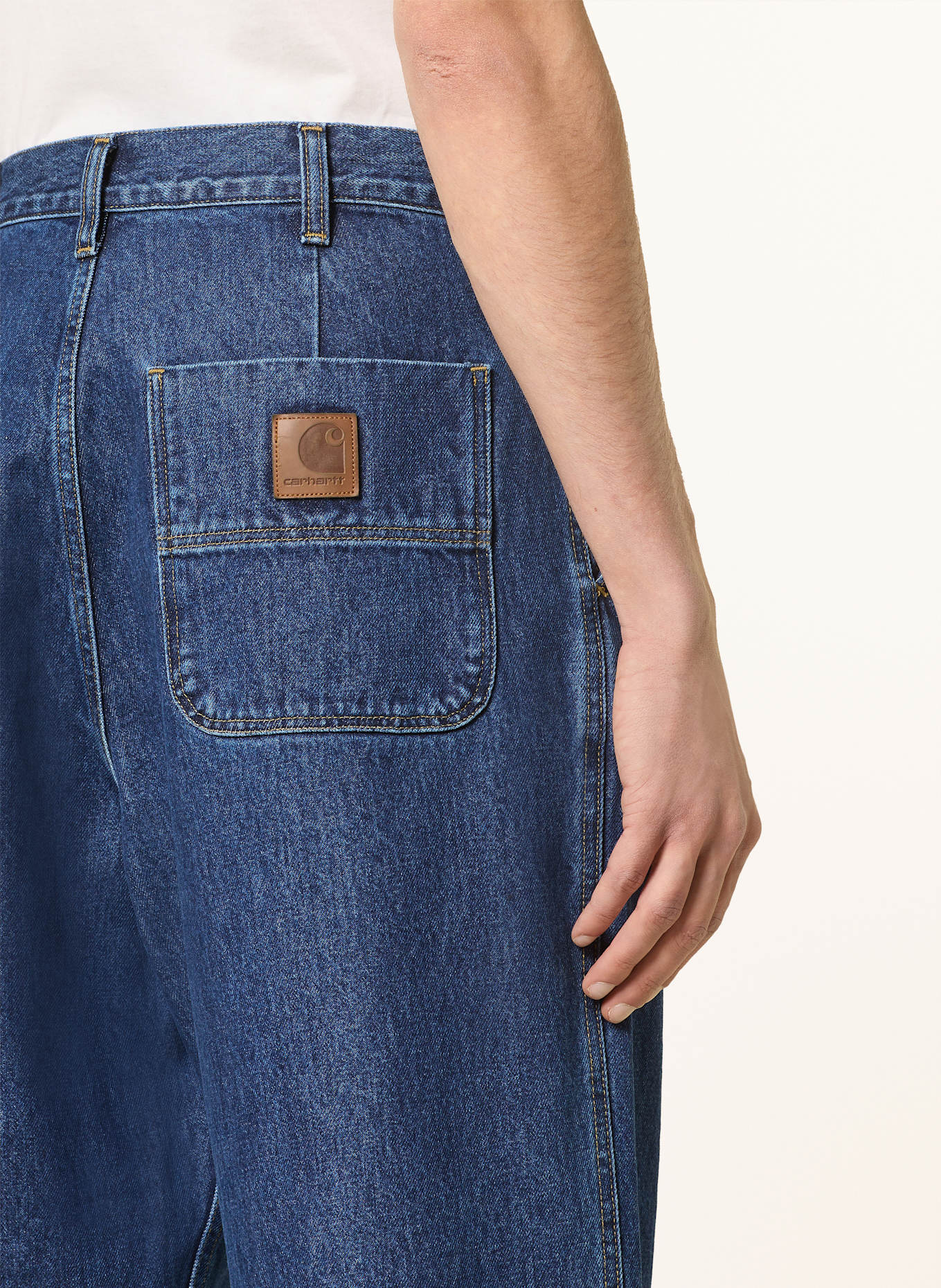 carhartt WIP Džíny JACE Loose Tapered Fit: 0106 Blue, stone washed