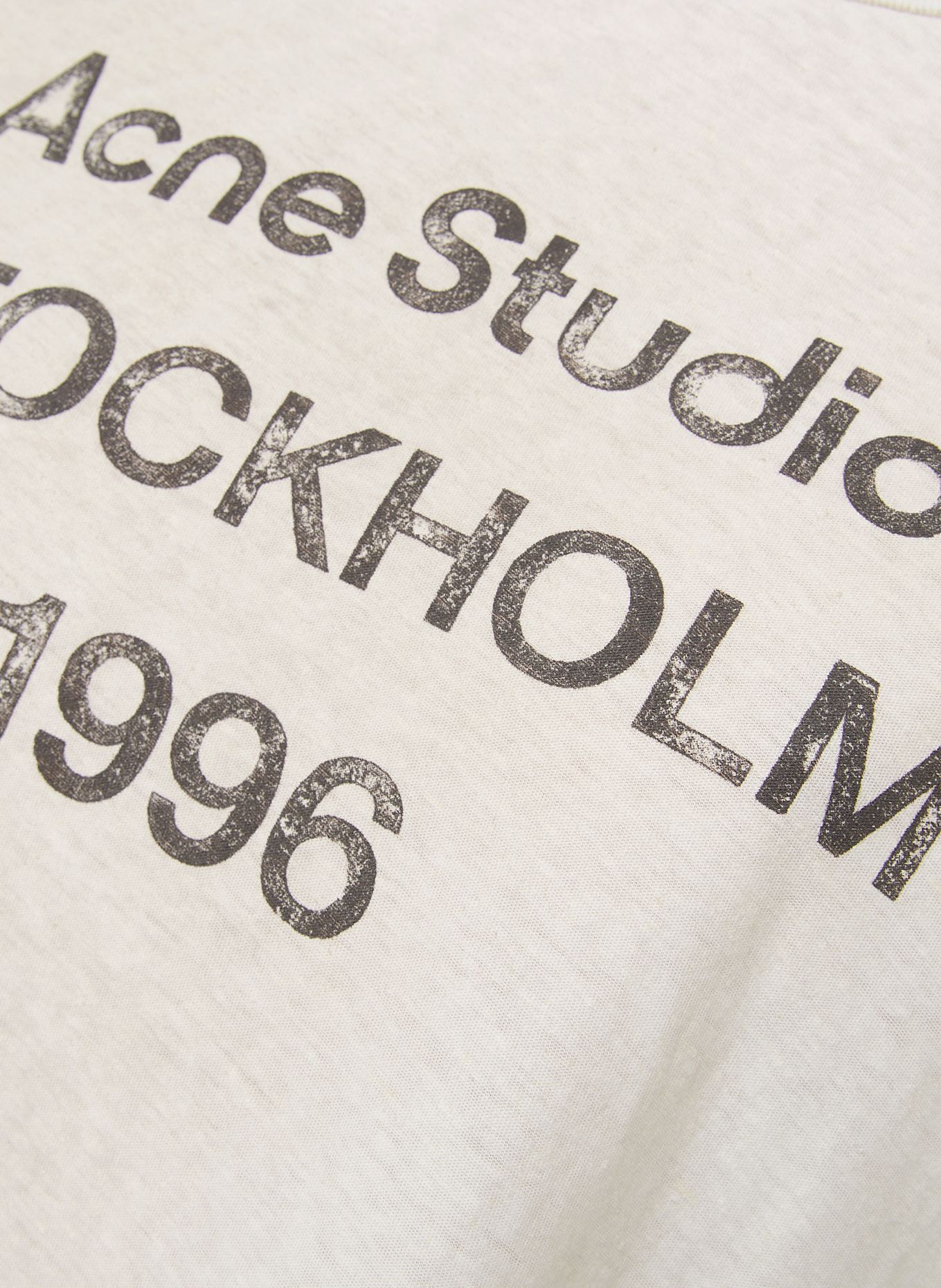 Acne Studios T-shirt: ECRU