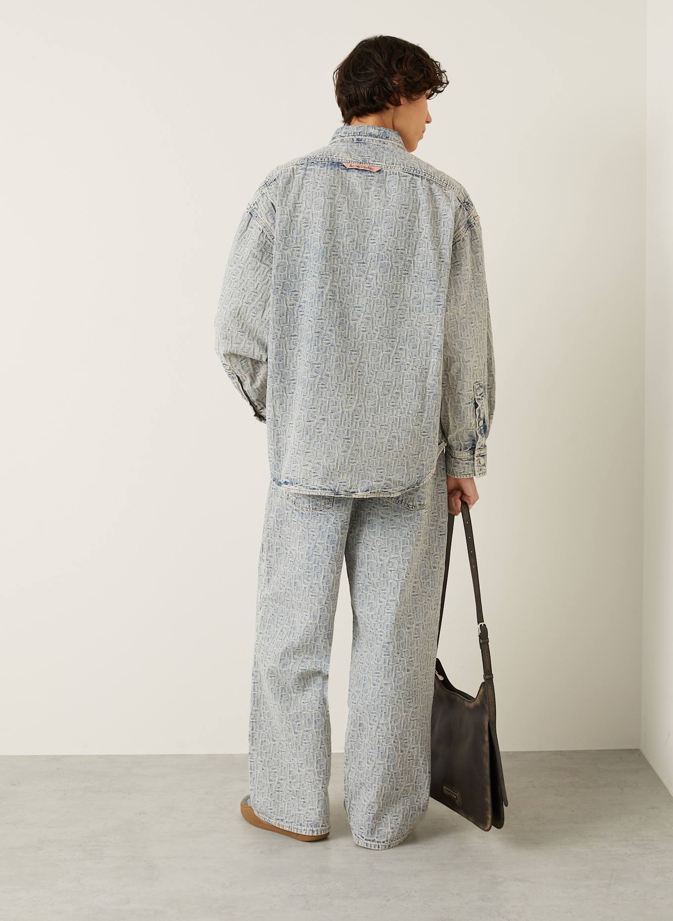 Acne Studios Jeans-Overjacket: HELLBLAU