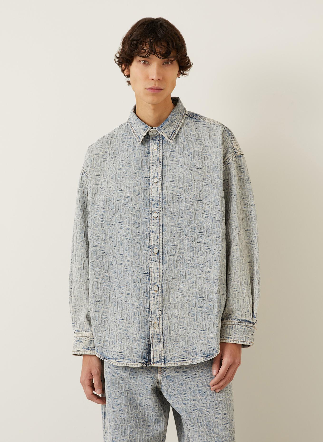 Acne Studios Jeans-Overjacket: HELLBLAU