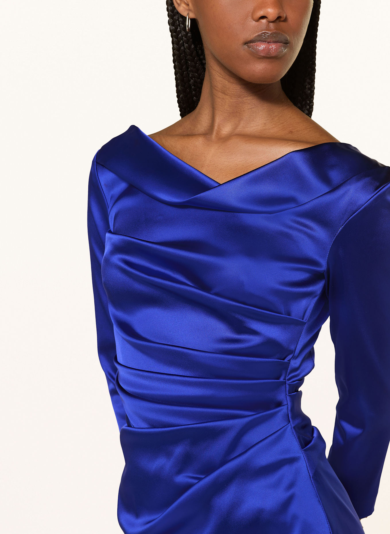 TALBOT RUNHOF Cocktail dress with 3/4 sleeves: BLUE