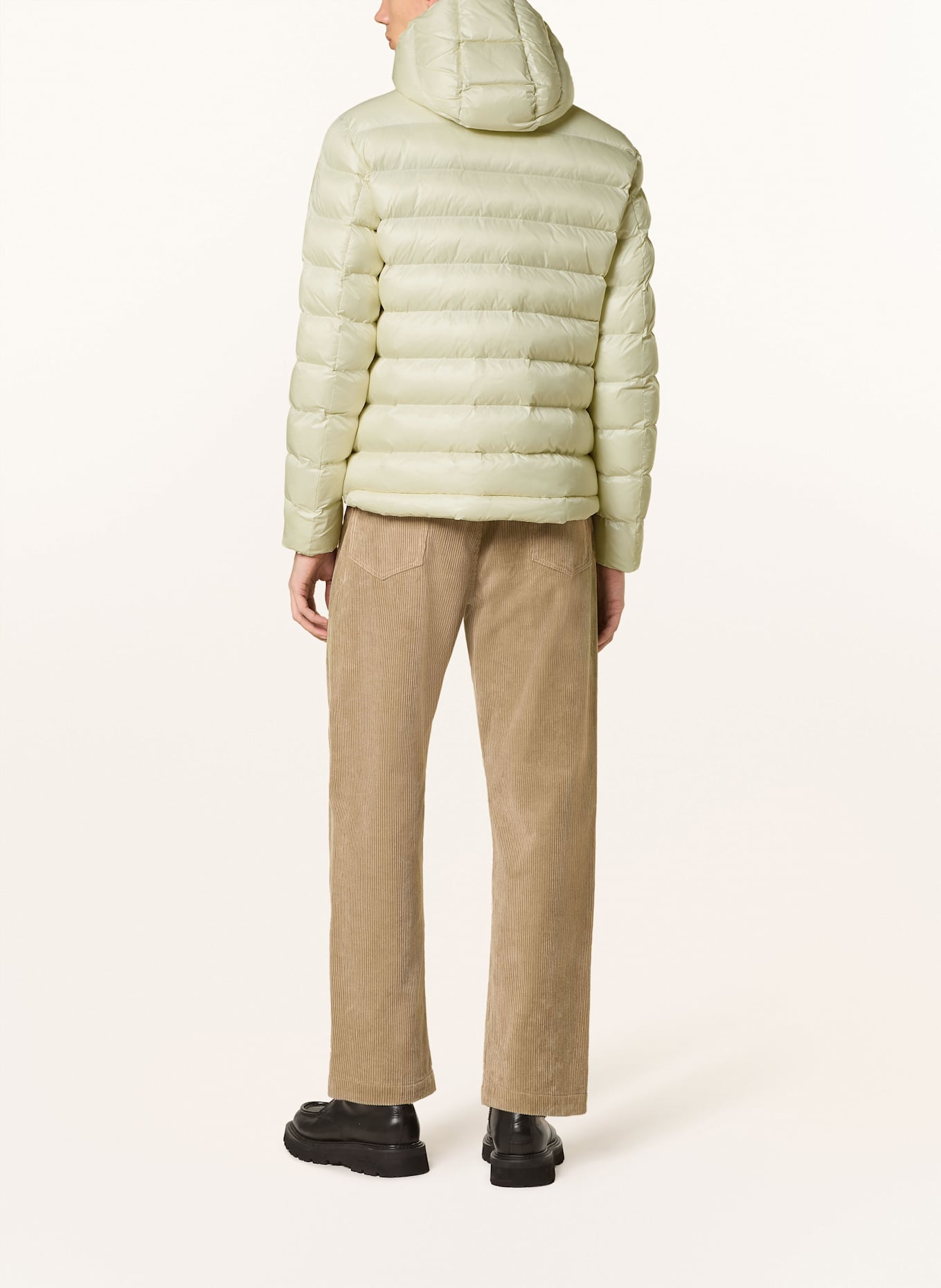 Blauer Steppjacke: ECRU