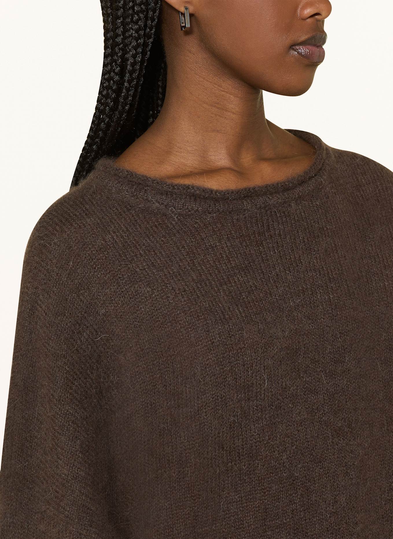 by Aylin Koenig Alpaka-Pullover HELENA: DUNKELBRAUN
