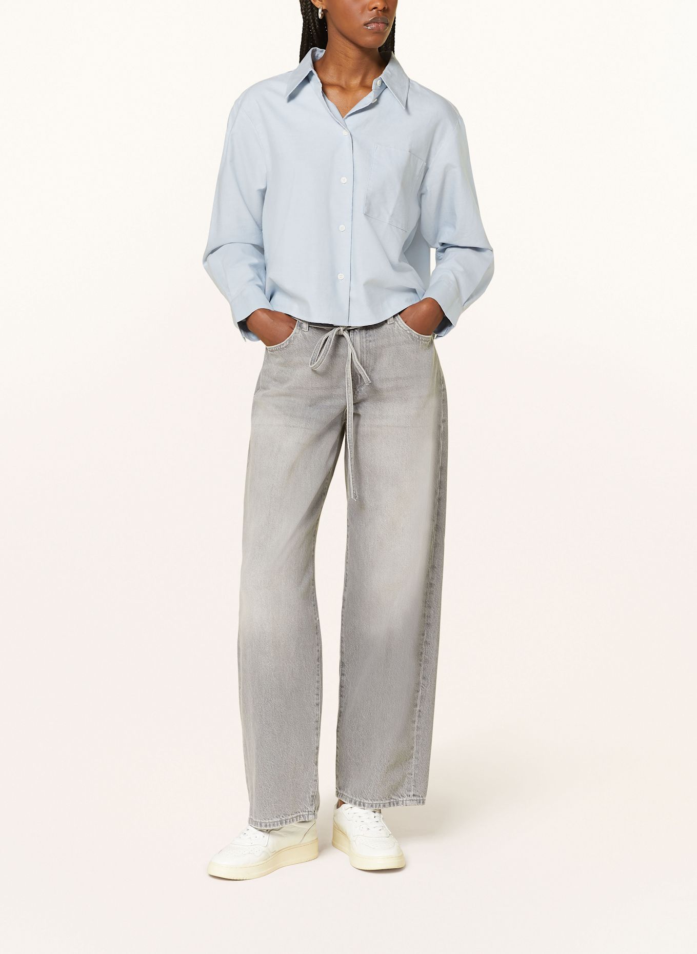 ONLY Mom Jeans: MEDIUM GREY DENIM