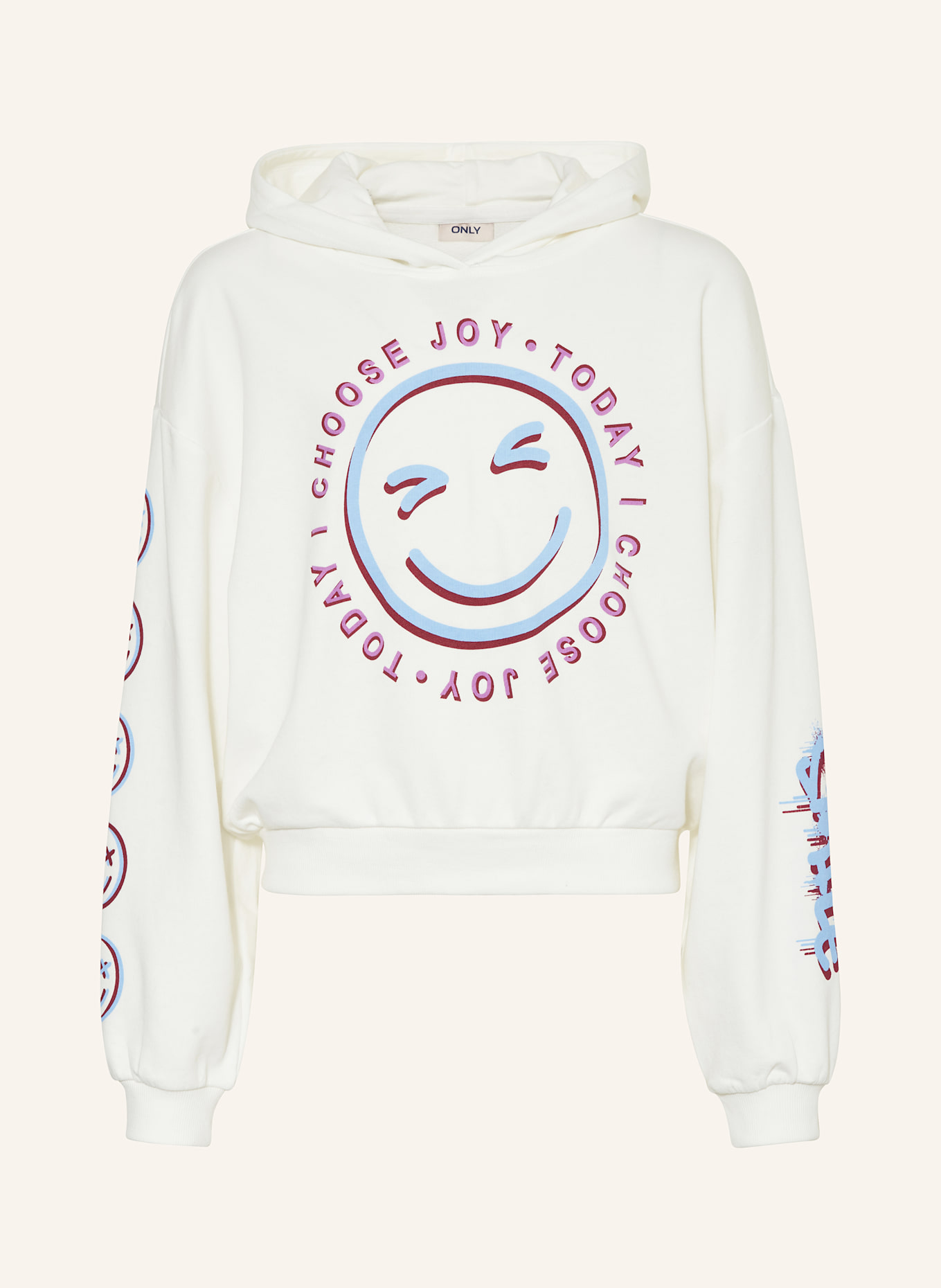 ONLY Hoodie: WEISS