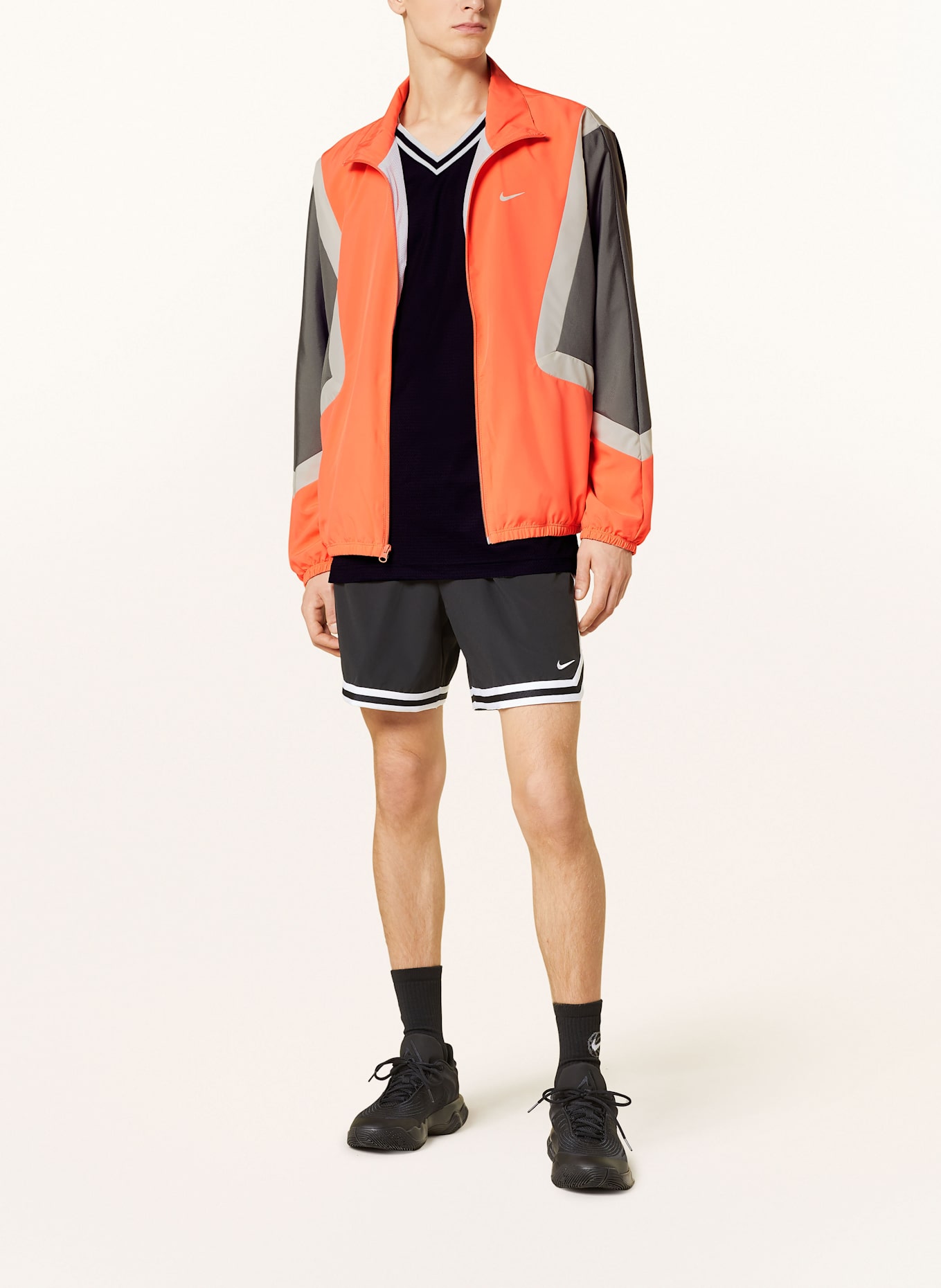 Nike Sweatjacke ICON: LACHS / GRAU / HELLGRAU