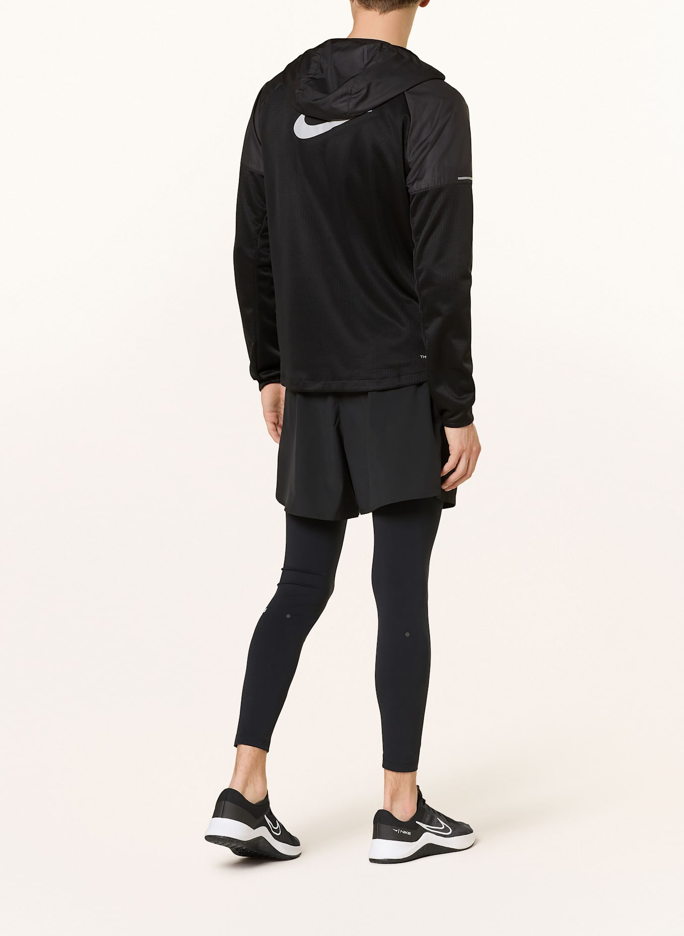 Nike Laufjacke MILER, Farbe: SCHWARZ (Bild 3)