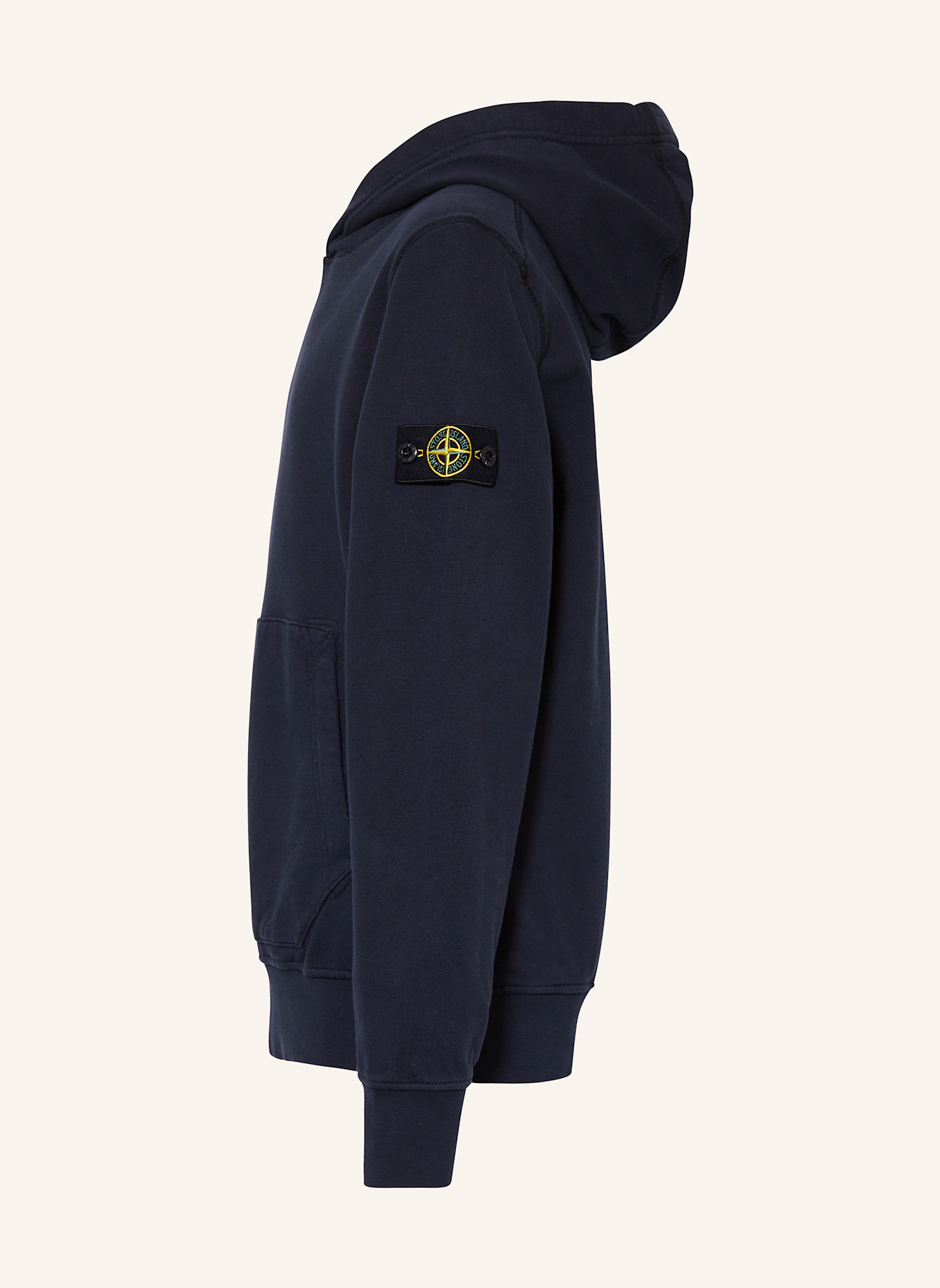 STONE ISLAND JUNIOR Mikina s kapucí: TMAVĚ MODRÁ