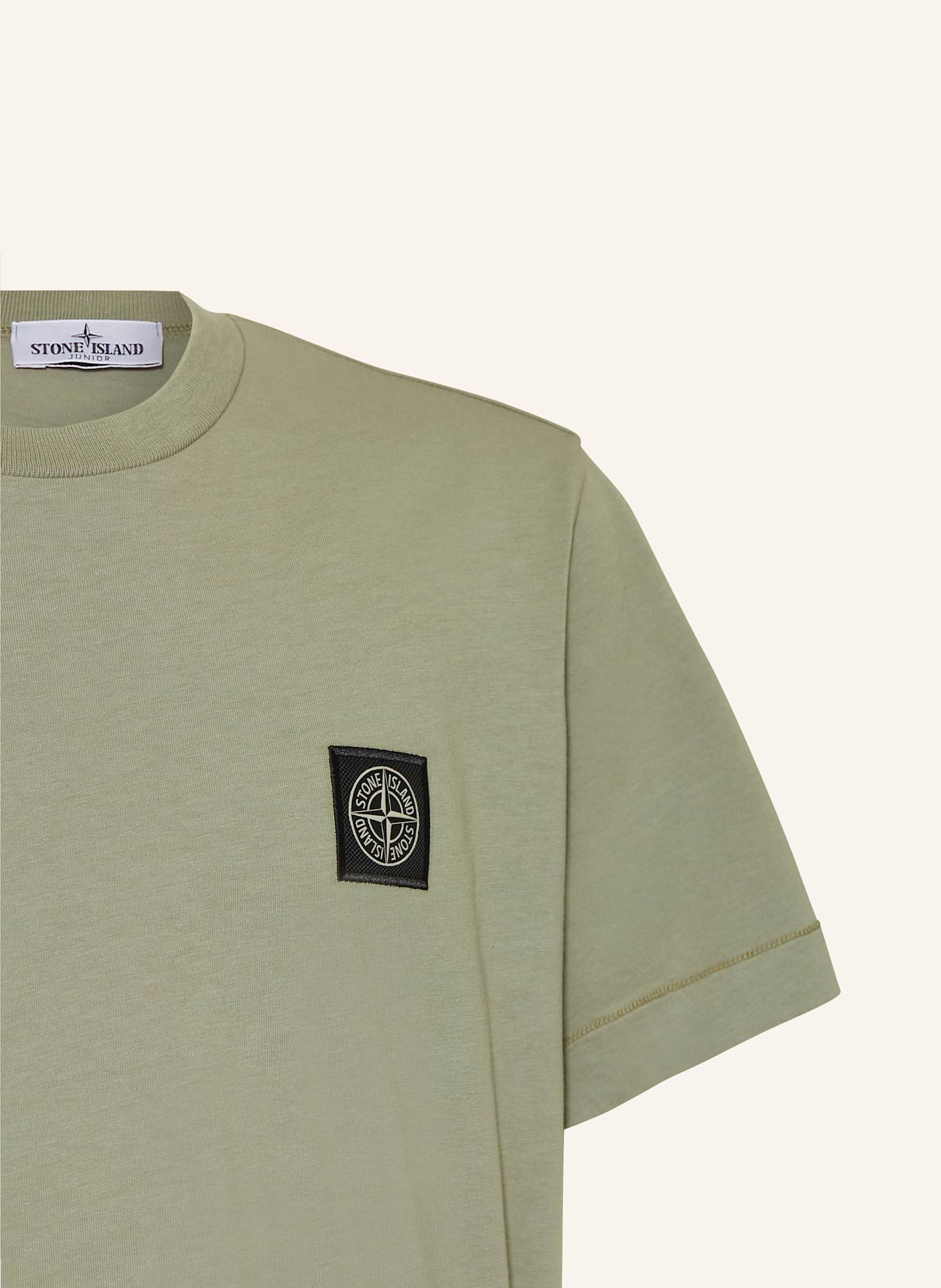 STONE ISLAND JUNIOR T-shirt: KAKI