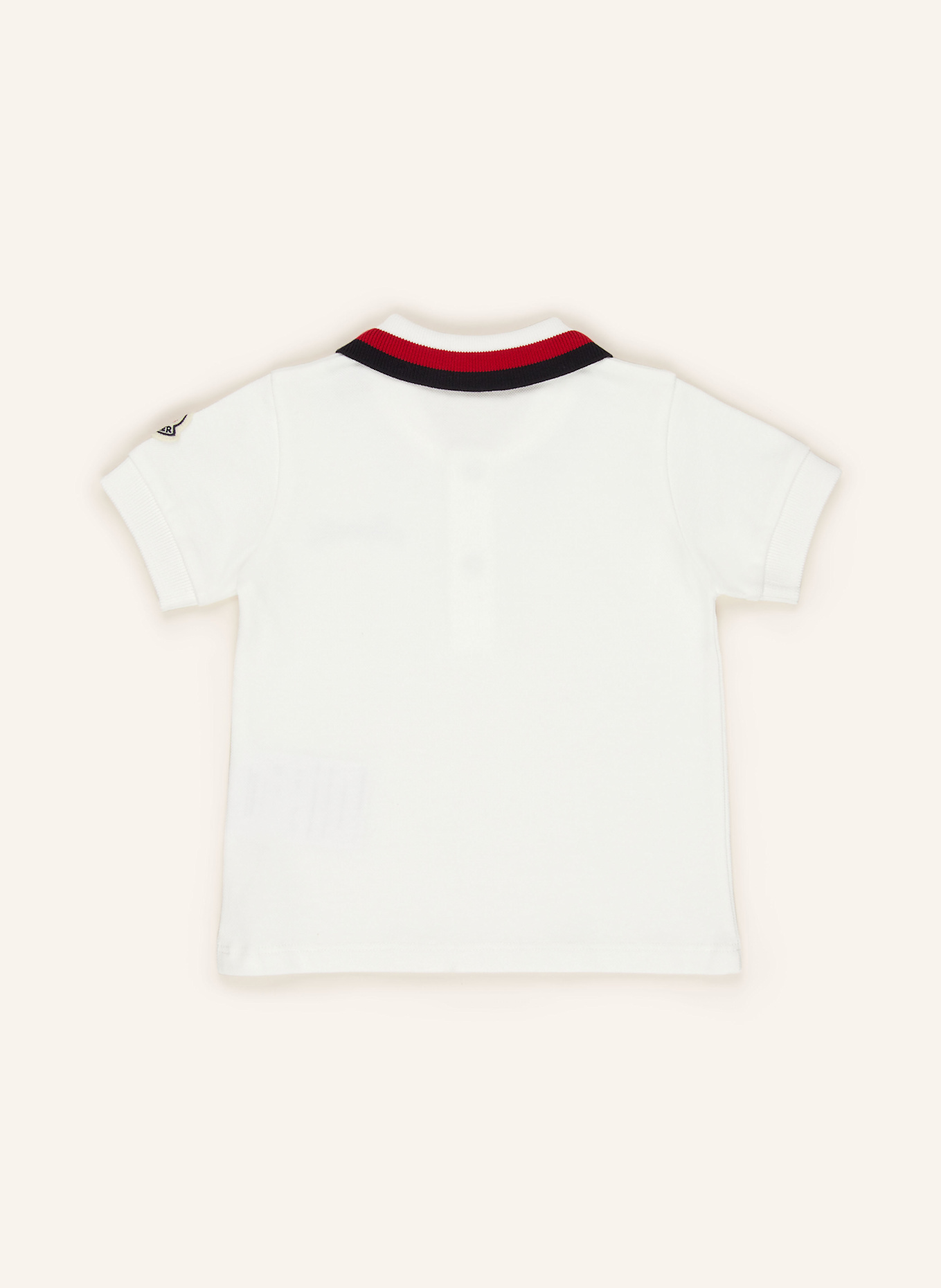 MONCLER enfant Piqué-Poloshirt: WEISS