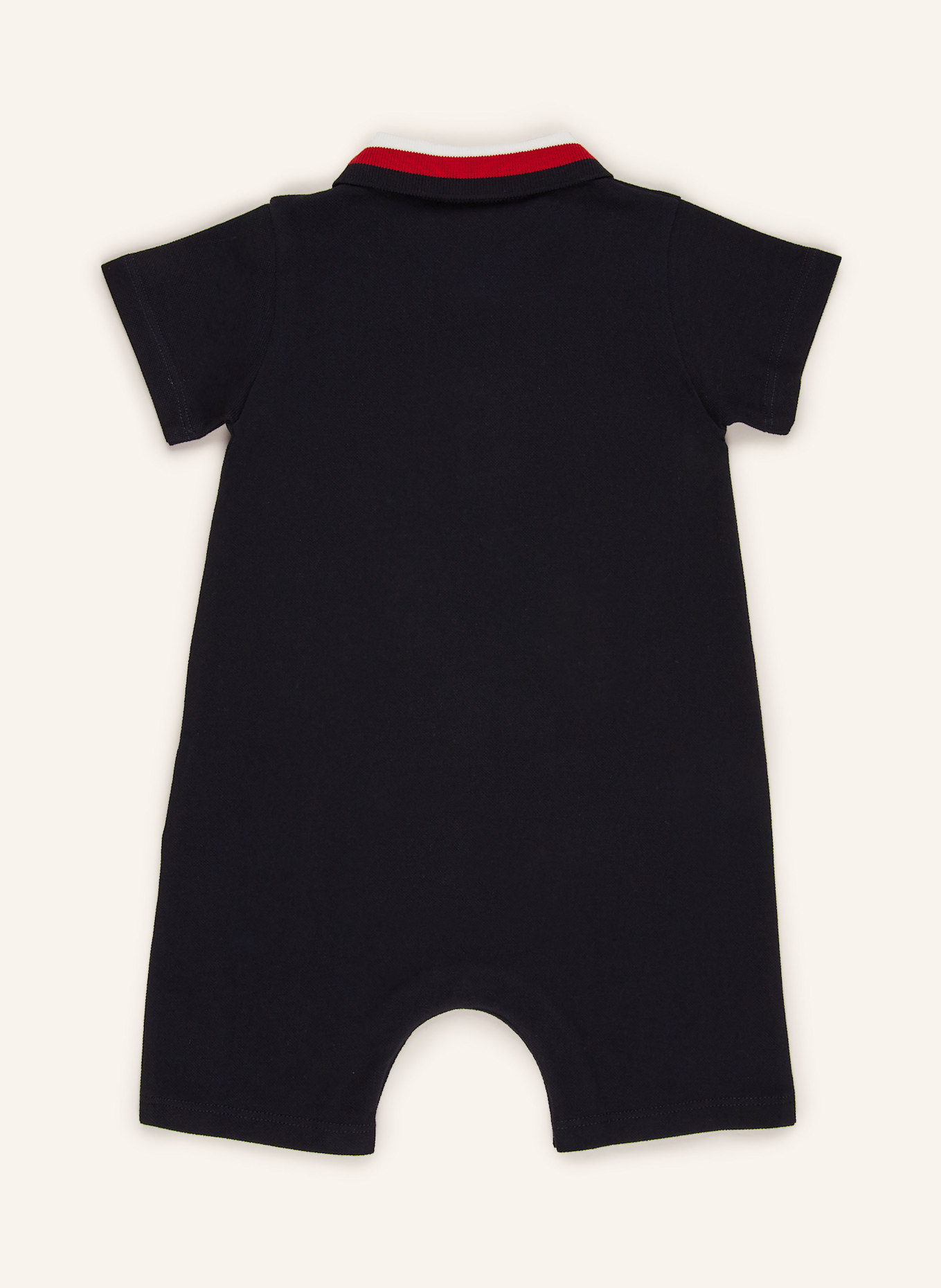 MONCLER enfant Piqué-Strampler: DUNKELBLAU