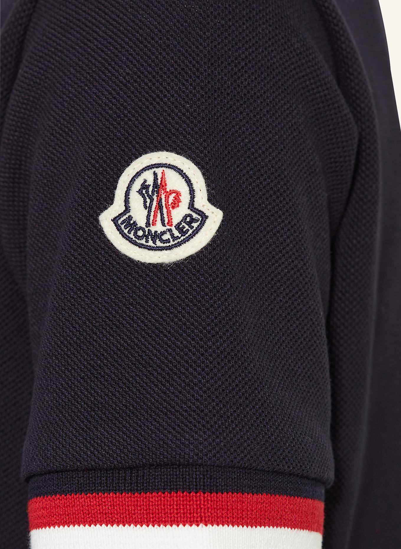 MONCLER enfant Koszulka polo z piki: GRANATOWY