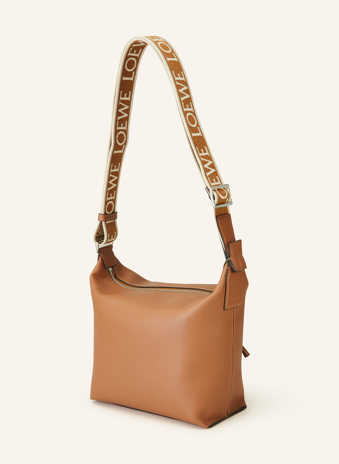 LOEWE Umhängetasche CUBI SMALL: BRAUN
