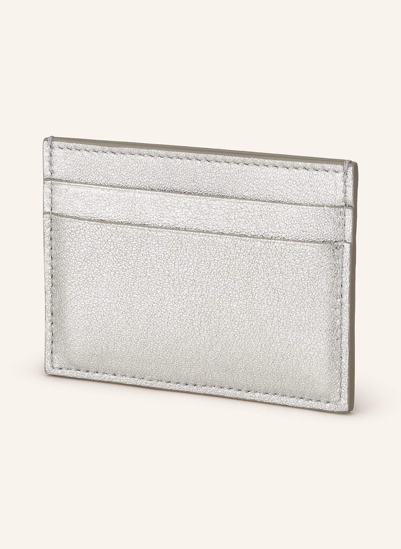LOEWE Kartenetui PUFFER ANAGRAM: SILBER