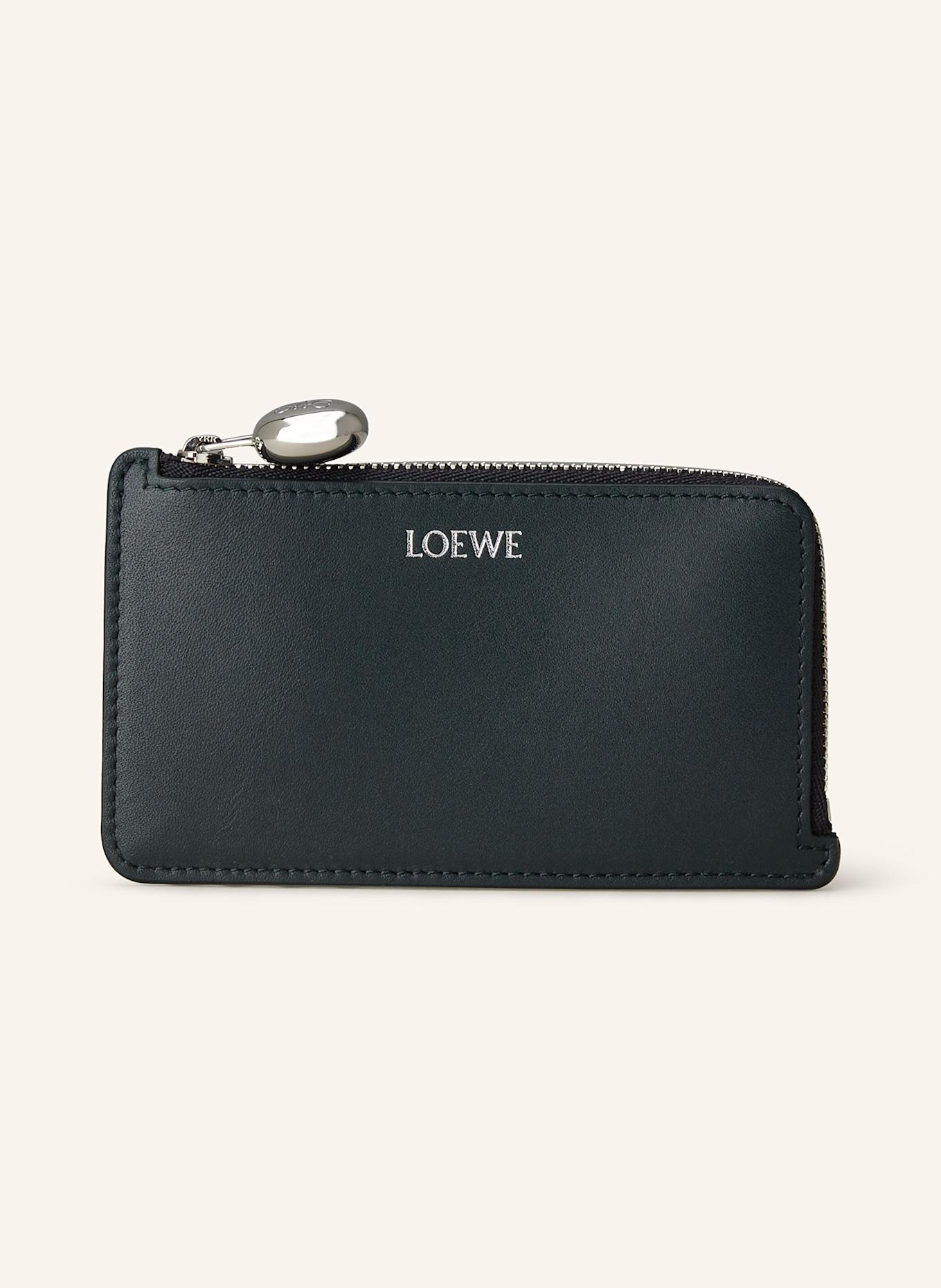 LOEWE Kartenetui PEBBLE: DUNKELGRÜN