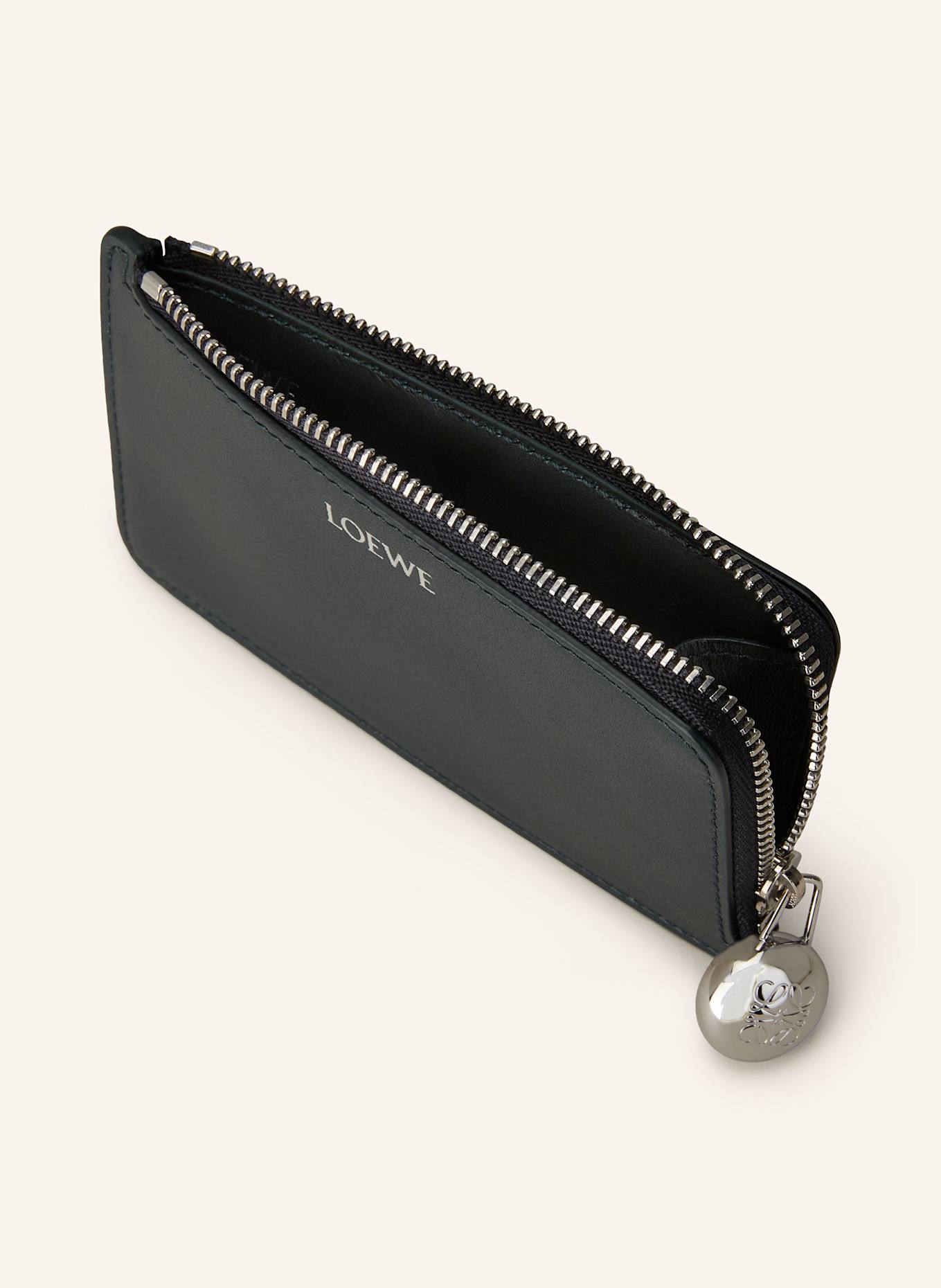 LOEWE Kartenetui PEBBLE: DUNKELGRÜN
