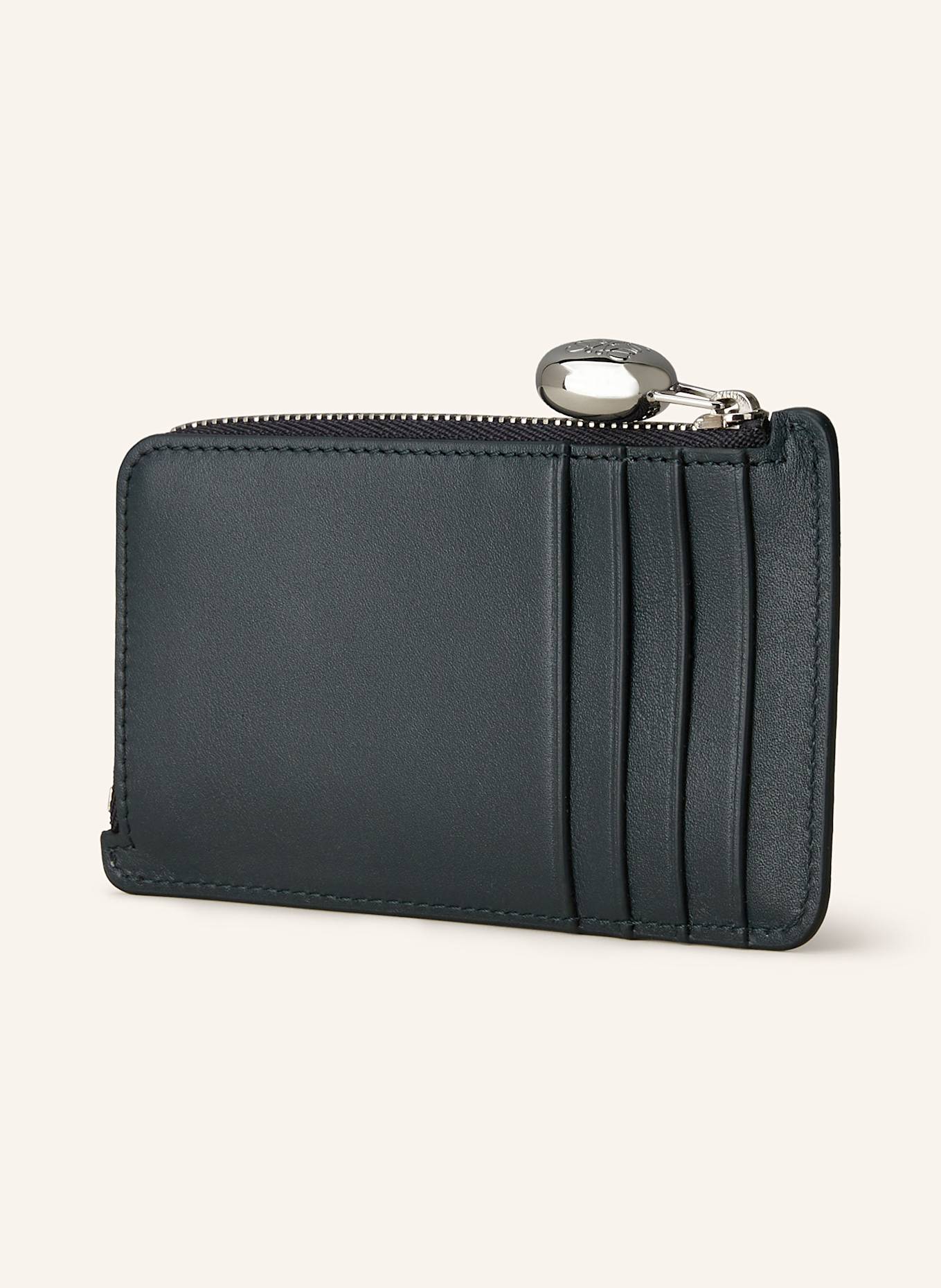 LOEWE Kartenetui PEBBLE: DUNKELGRÜN