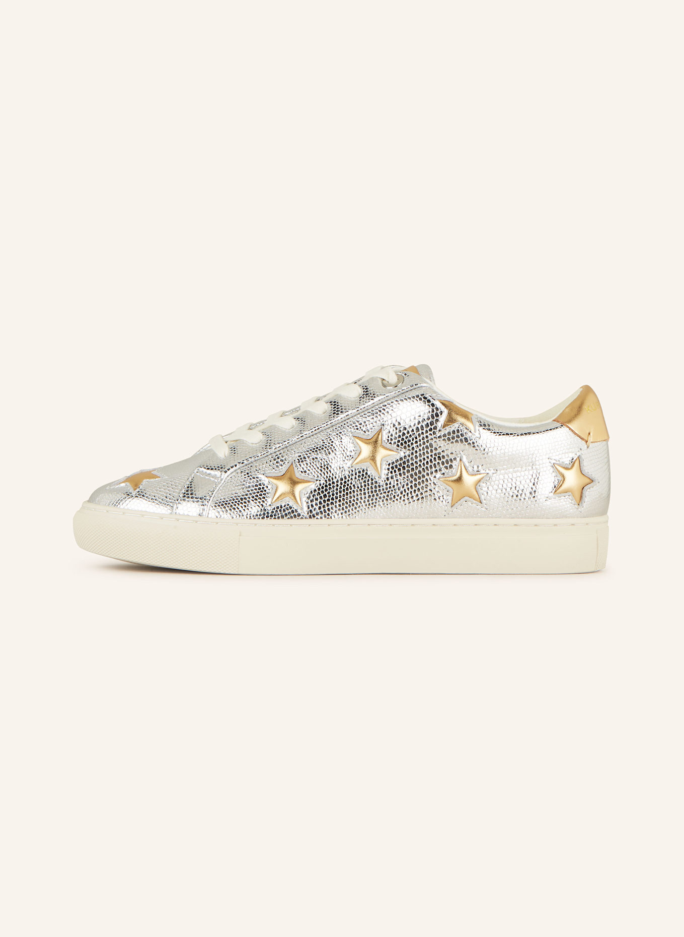 KURT GEIGER Sneaker LANE STAR: SILBER / GOLD