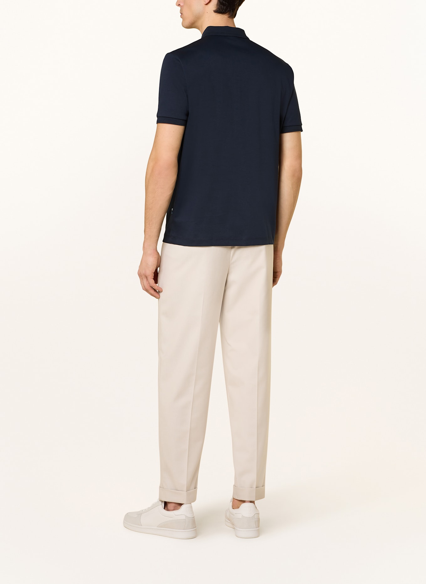 OLYMP Jersey-Poloshirt Casual comfort fit: DUNKELBLAU