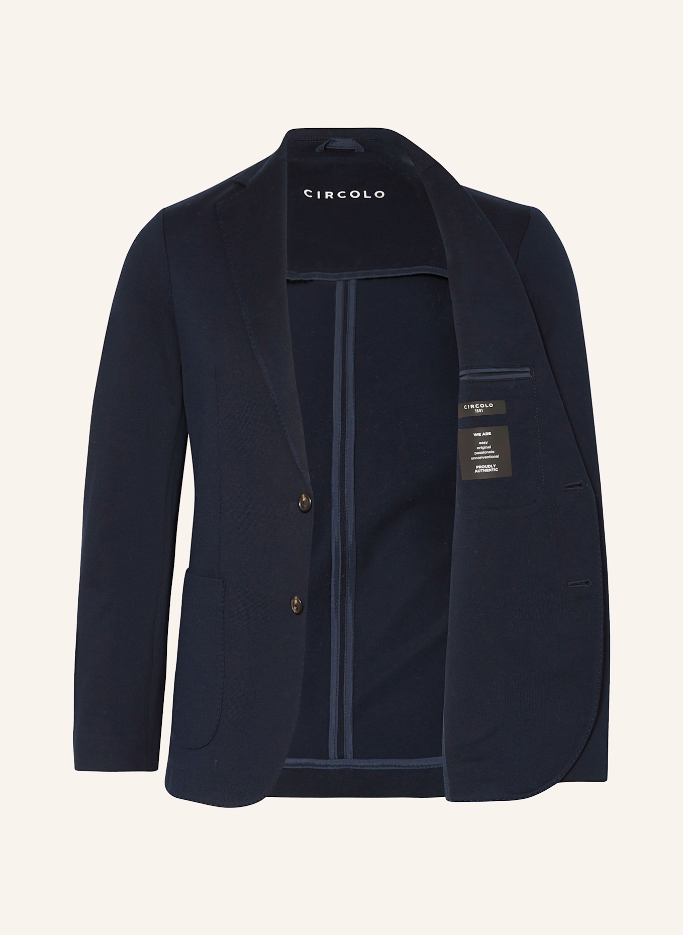 CIRCOLO 1901 Marynarka extra slim fit: GRANATOWY