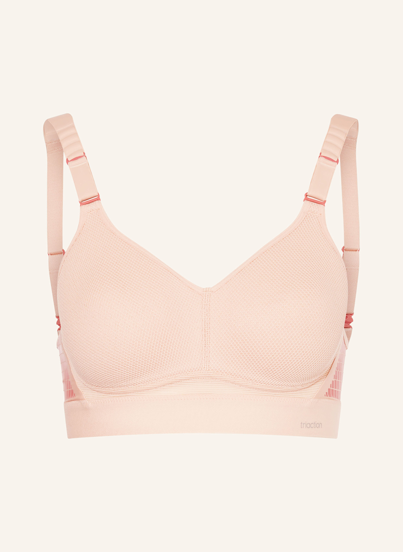 Triumph Sport-BH TRIACTION HYBRID LITE mit Mesh: LACHS