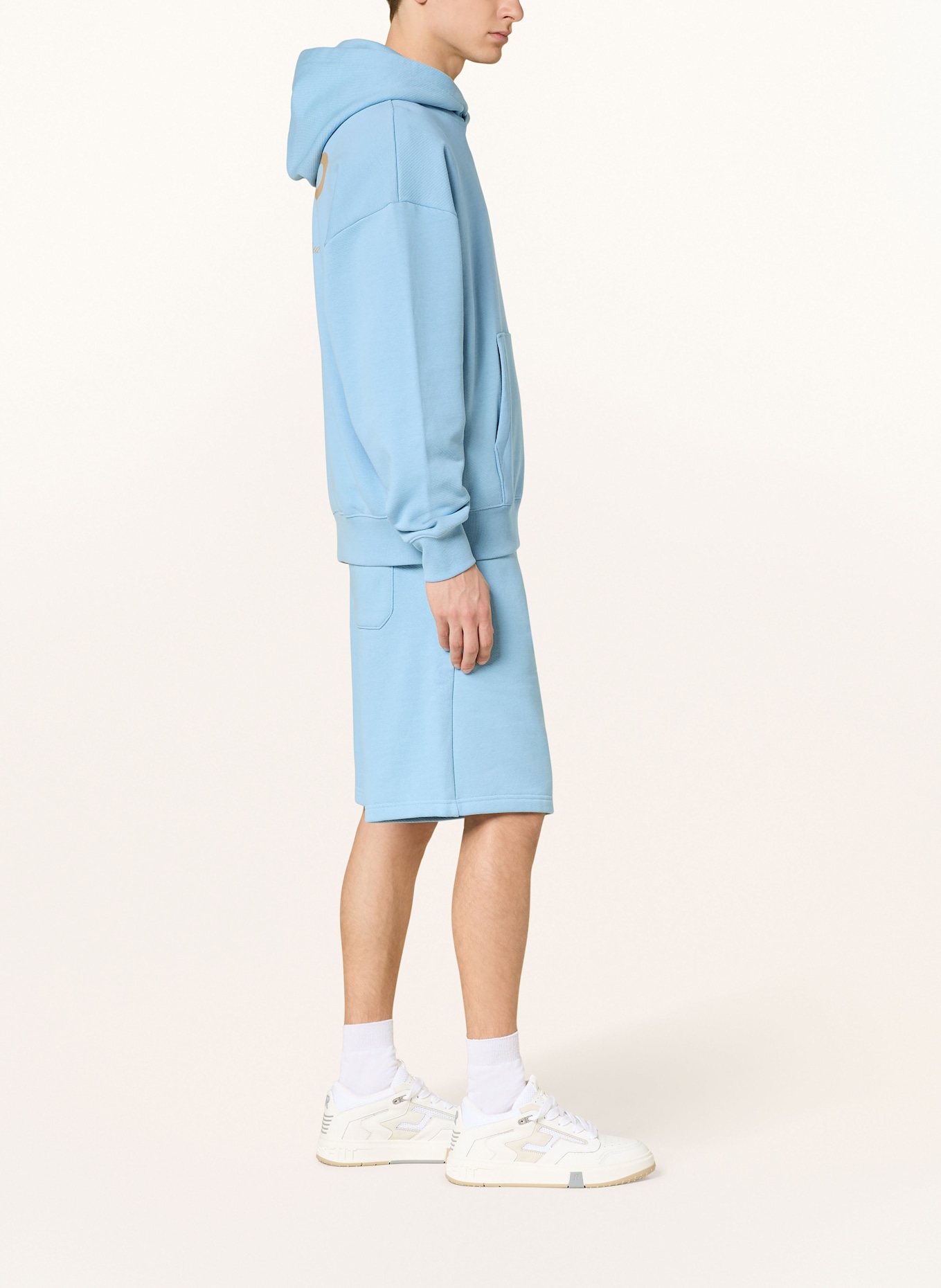 HUGO Hoodie NAZARDO: HELLBLAU