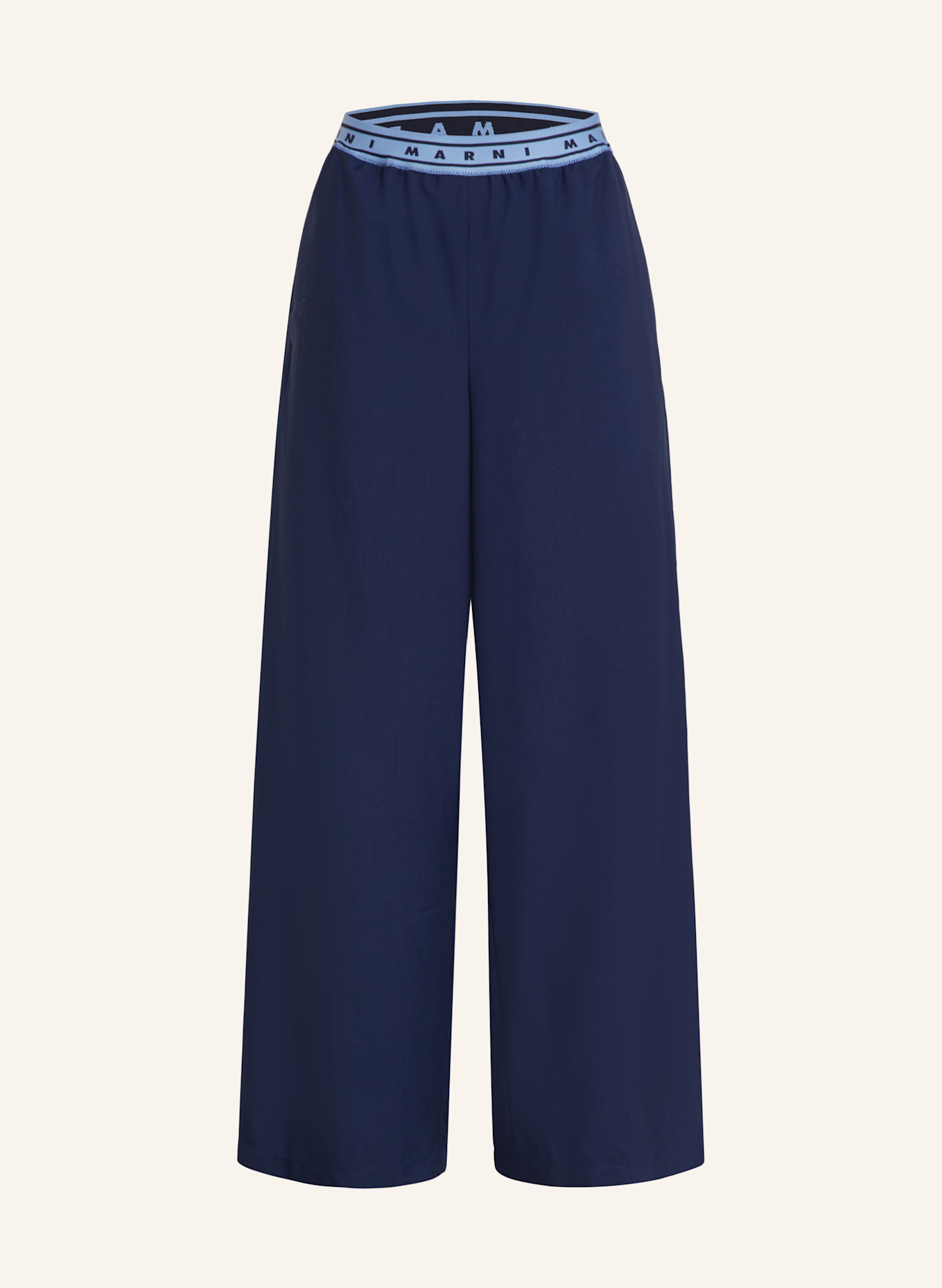 MARNI Spodnie: GRANATOWY